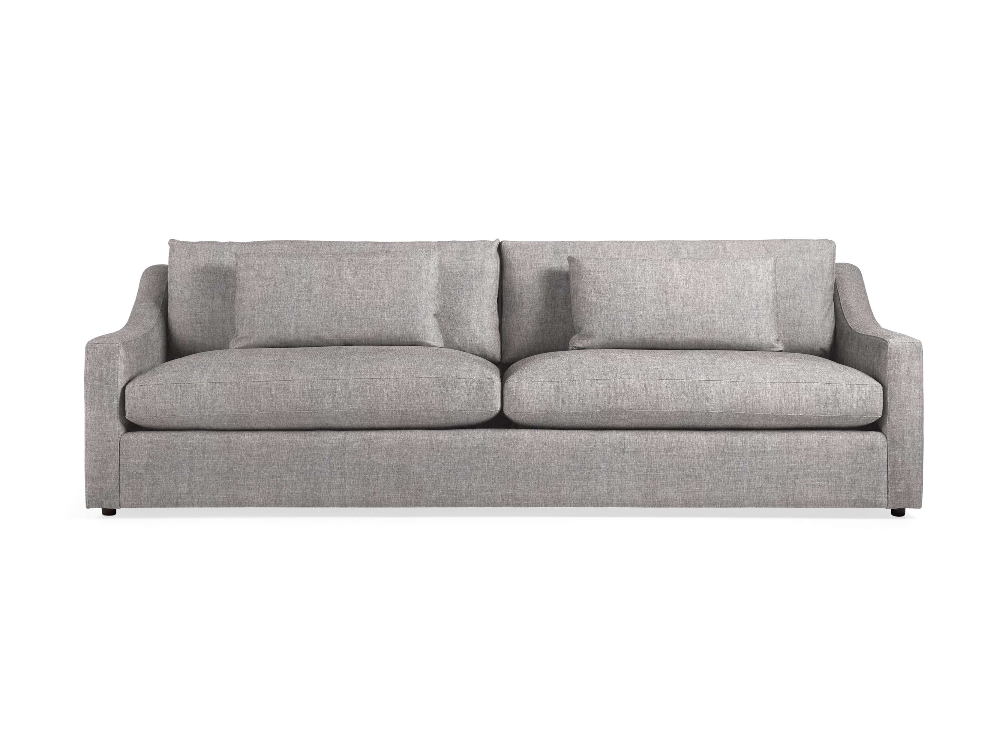Ashby Sofa 482 - Modern 3-Seater Fabric Couch with Sturdy Wooden Legs for Living Room, Lounge & Office
