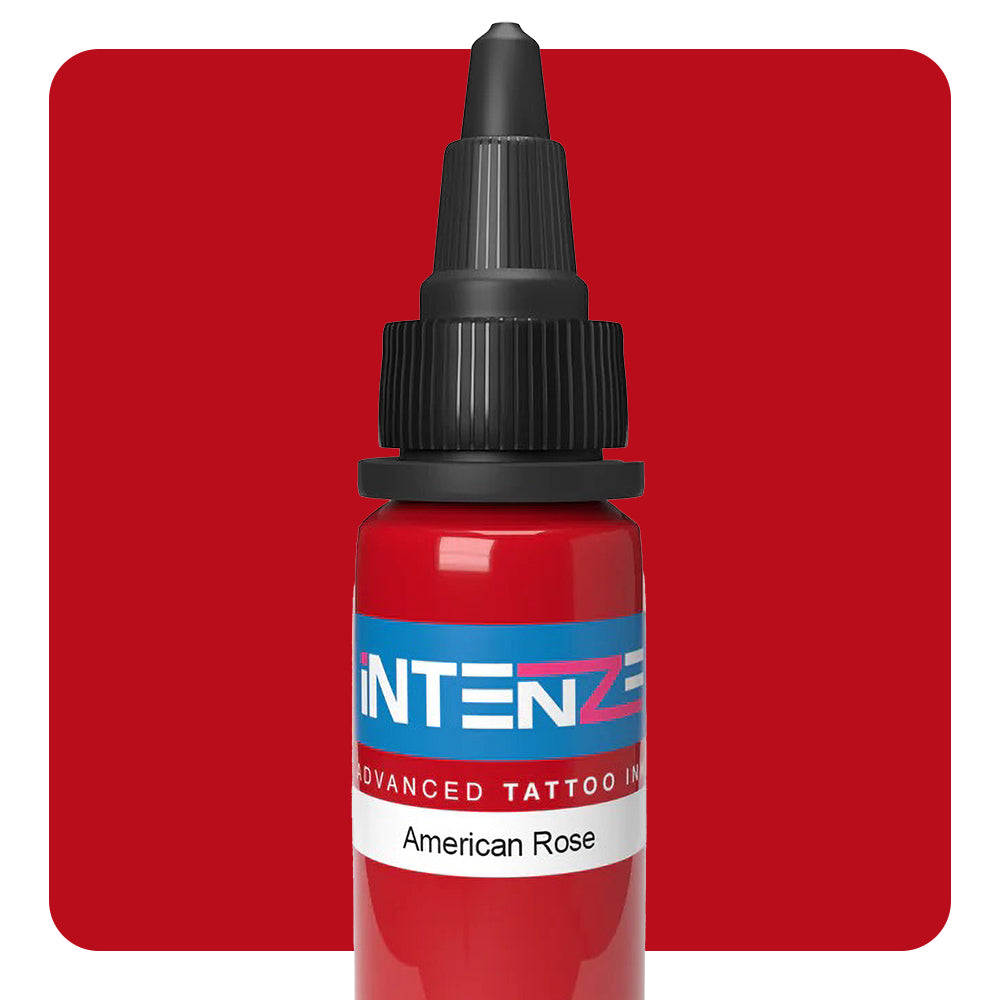 Intenze Tattoo Ink - Professional American Rose Color - Various Sizes Available - Perfect for Tattoo Artists & Body Art Enthusiasts