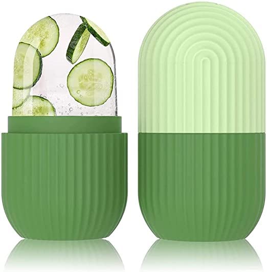 WOX MOX Ice Roller for Face - Cooling Face Massager to Enhance Skin Glow, Shrink Pores & Tighten Skin | Reusable Facial Ice Treatment for Puffiness, Dark Circles & Acne Relief | Spa & Home Skincare (Multi-Color)