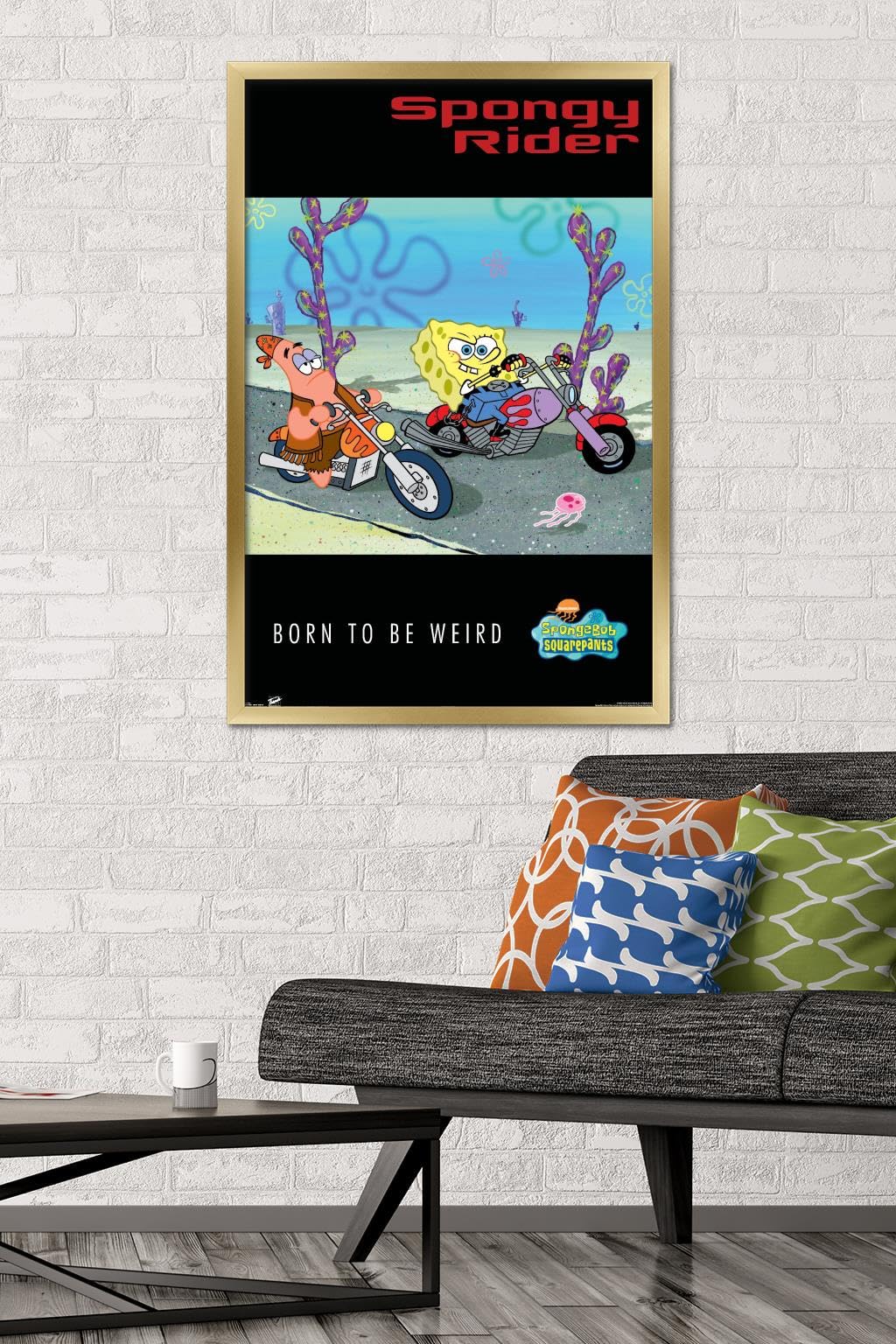 Trends International Nickelodeon SpongeBob SquarePants Biker Wall Poster - 22.375