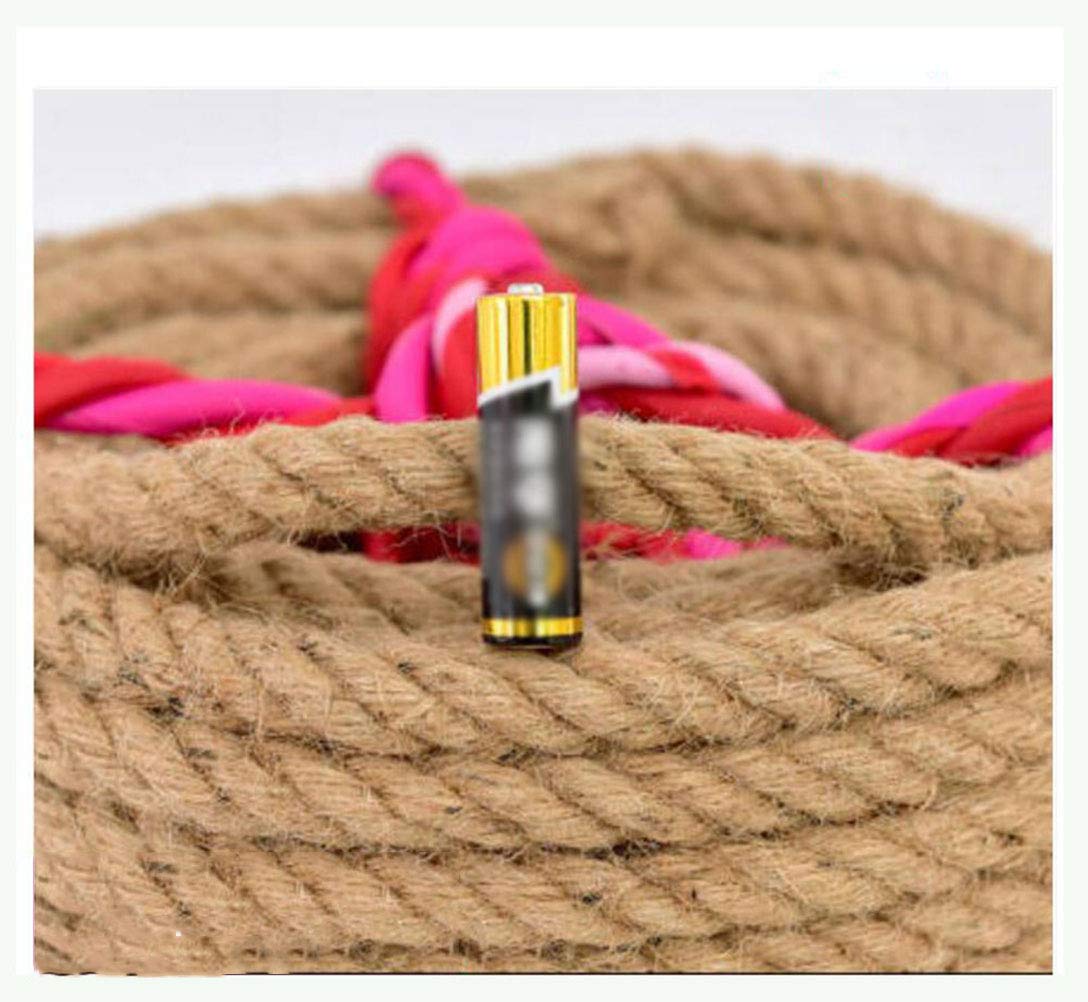 Premium 14mm x 50m Natural Hemp Rope - Eco-Friendly Jute Twine for Gift Wrapping, DIY Crafts, Garden Bundling & Home Decor | Durable & Versatile for Indoor/Outdoor Use