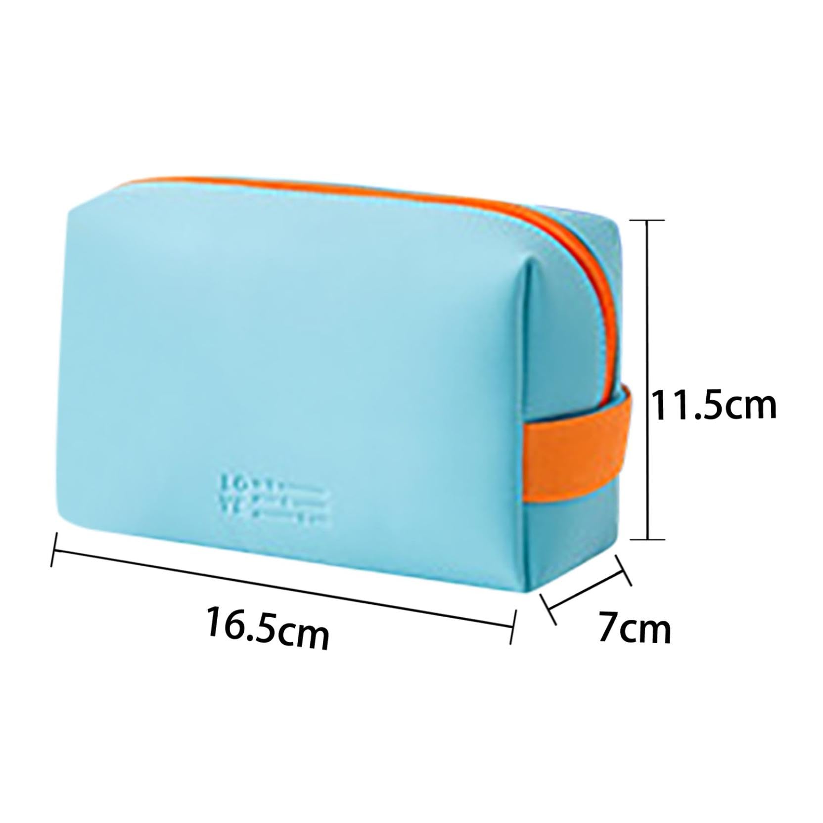 Stylish Travel Makeup Bag Organizer - Waterproof Cosmetic & Toiletry Pouch for Women with Brush Storage | Perfect for Vacation, Gym, Business Trips & Daily Essentials