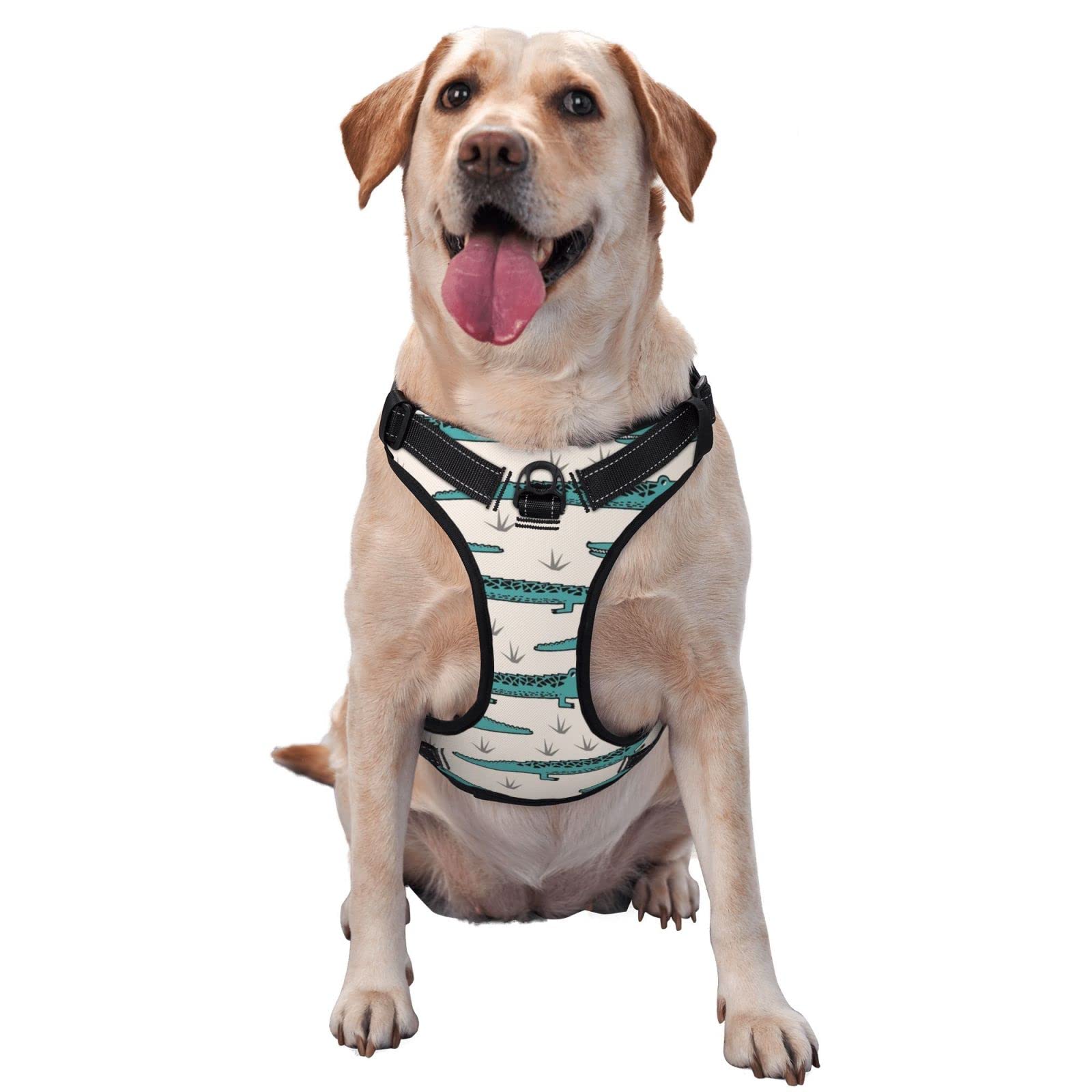 No Pull Dog Safety Harness with Leash Clip - Reflective & Breathable Adjustable Pet Vest for Small to Large Dogs - Perfect for Training, Walking & Outdoor Adventures