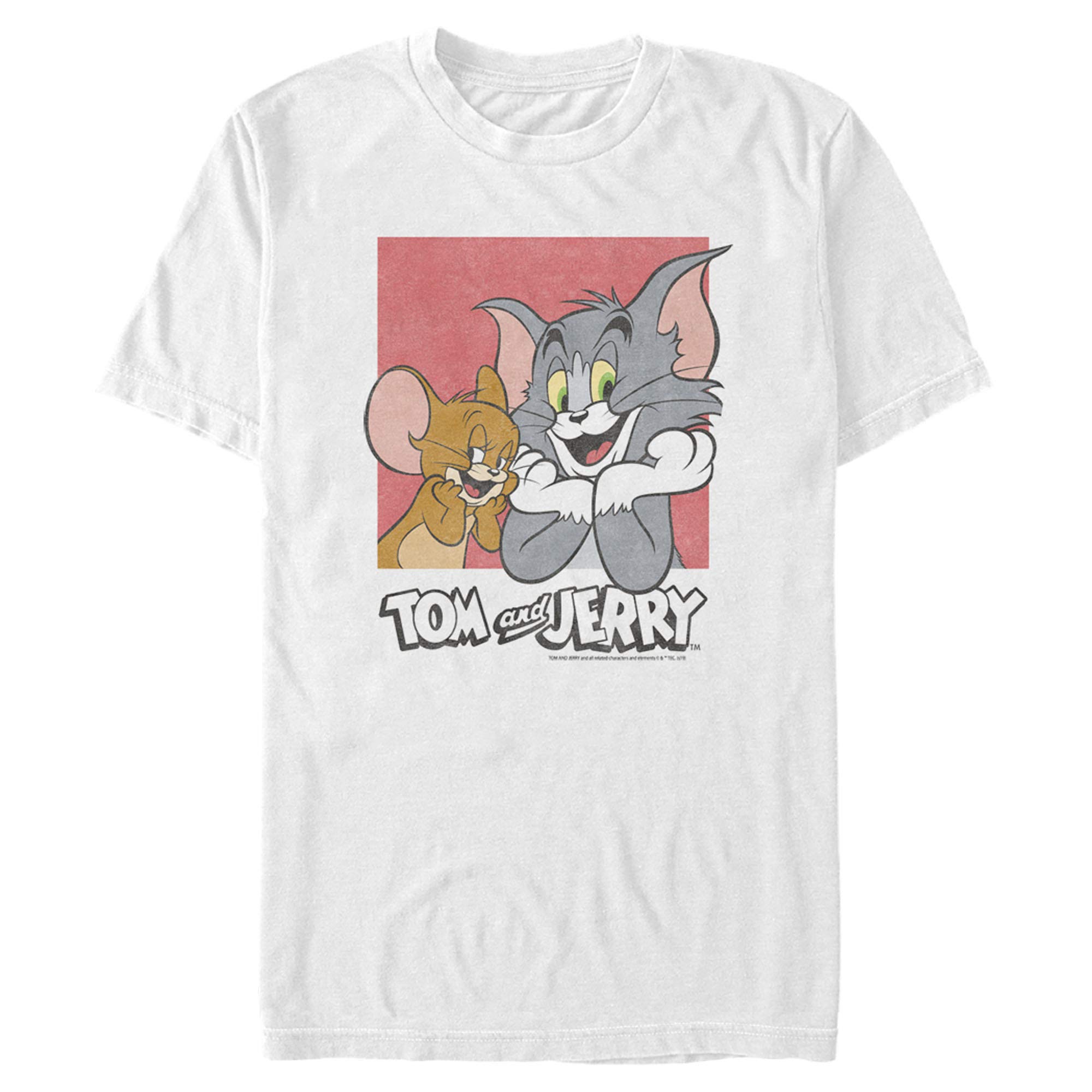Men's Tom and Jerry Cartoon Rivalry Graphic T-Shirt - Funny Vintage Tee for Casual Wear & Gifts