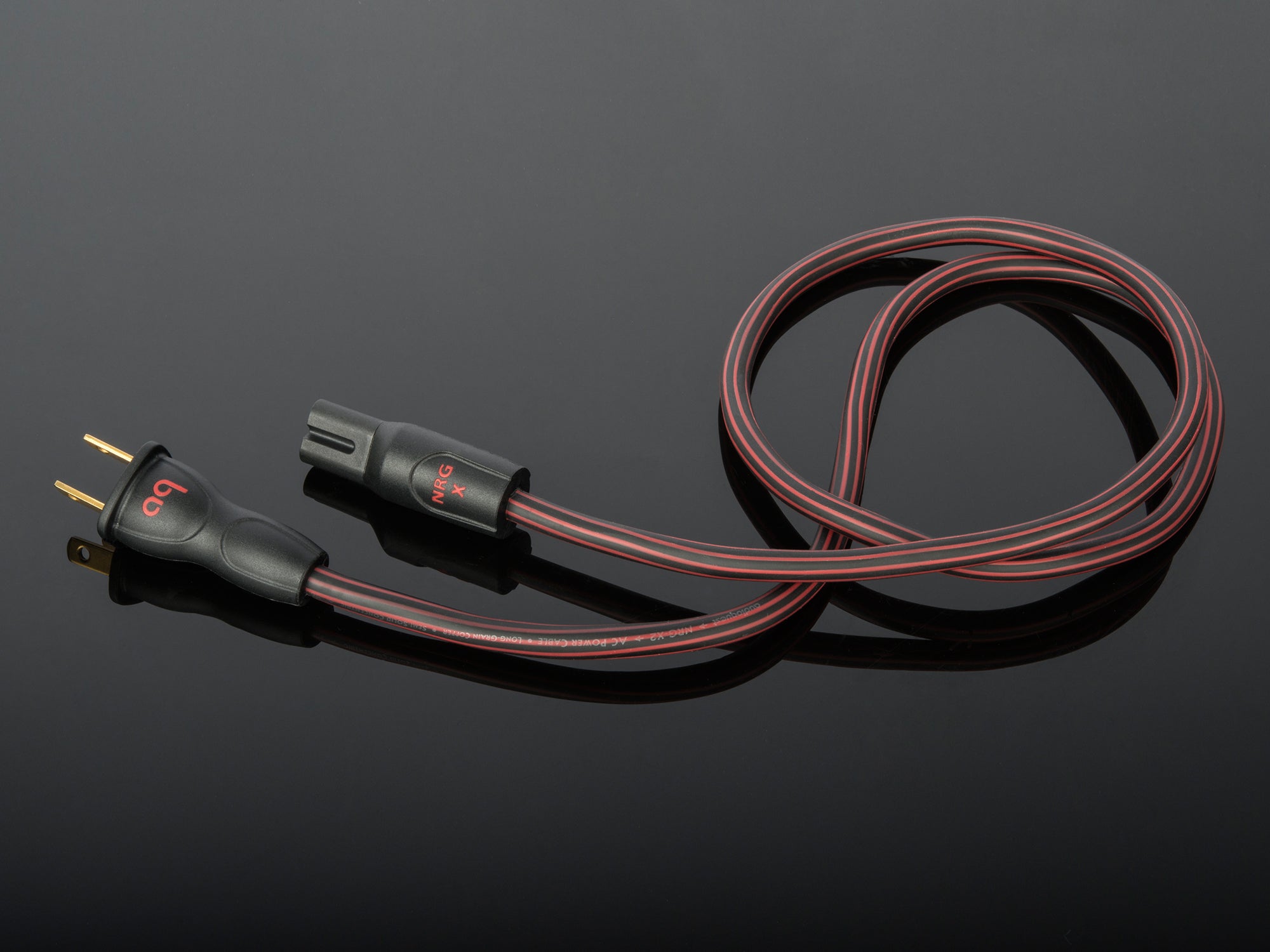 Audioquest NRG X2 Premium Power Cable - High-Performance AC Power Cord for Home Theater & Audio Systems - Perfect for Hi-Fi, Turntables, and AV Equipment