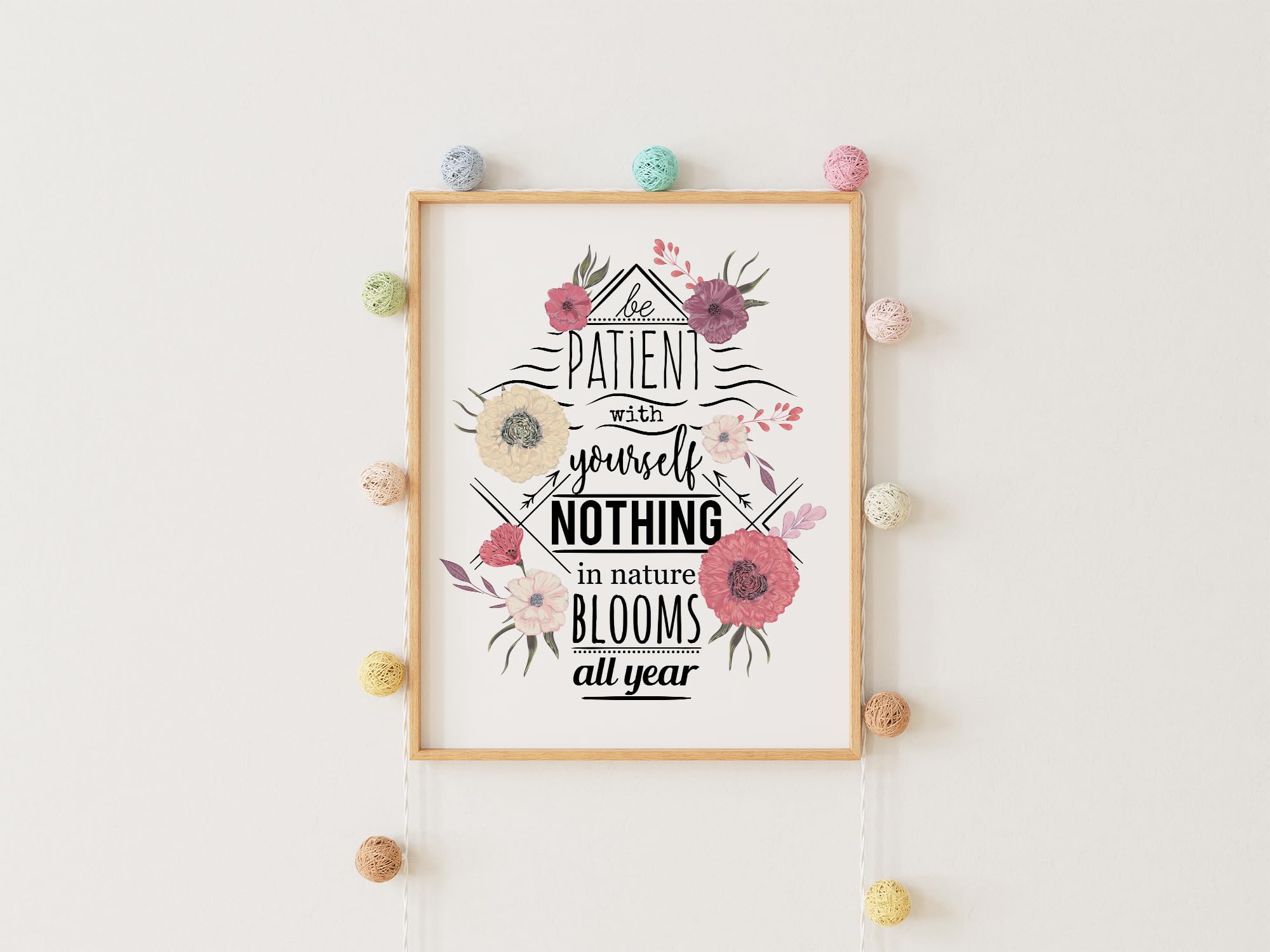 Inspirational Quote Art Print - Unframed 8x10 Motivational Wall Decor - Aesthetic Modern Wall Art for Home, Office & Living Room - Perfect for Bedroom, Study & Workspace Decor