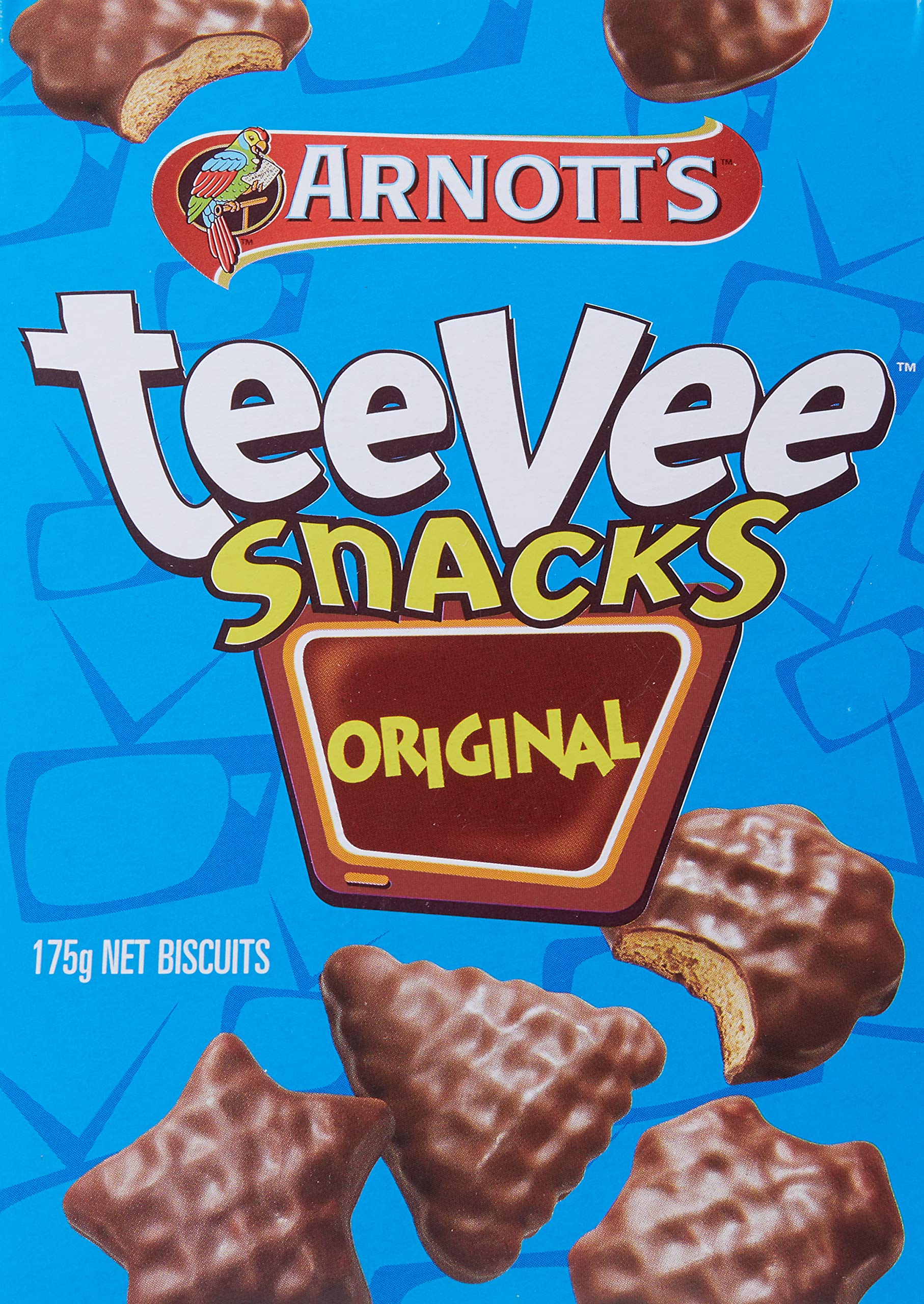 Arnott's TeeVee Snacks Original Flavor - Crunchy Cheese Crackers for Kids & Adults - Perfect for School Lunches, Movie Nights & Party Snacks