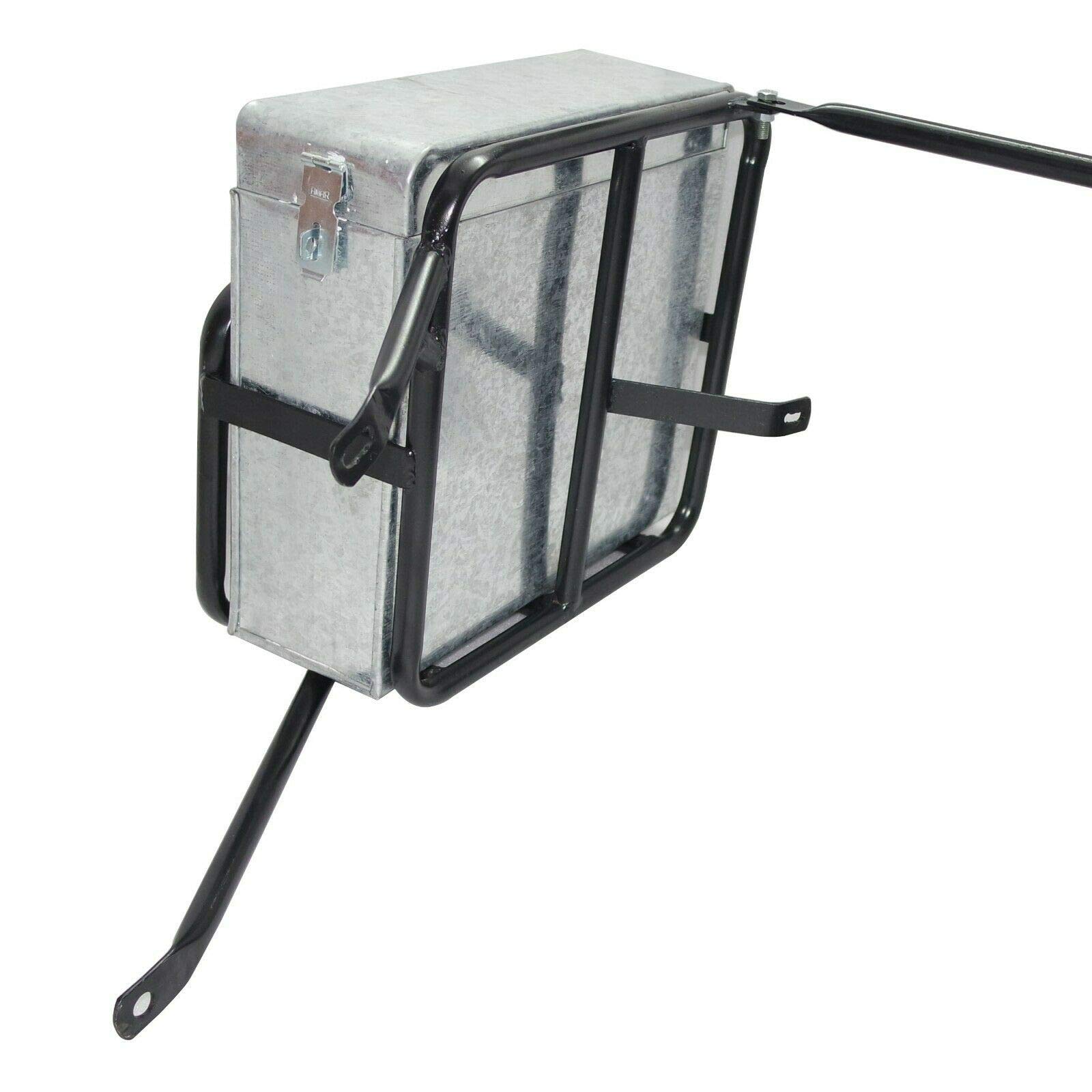 Royal Enfield UCE Motorcycle Luggage Pannier Carrier Set with Lockable Case Box - Durable Side Bags for Adventure Touring & Long-Distance Travel