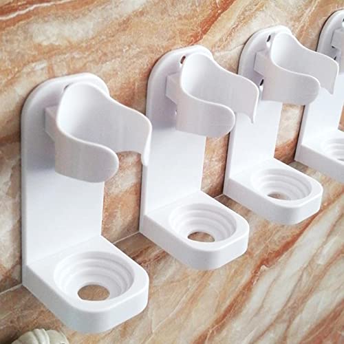 4Pcs Electric Toothbrush Holder Set - Wall Mounted Traceless Stand Rack Organizer for Bathroom | Space Saving Toothbrush Storage | Perfect for Electric Toothbrushes, Bathroom Organization & Small Spaces