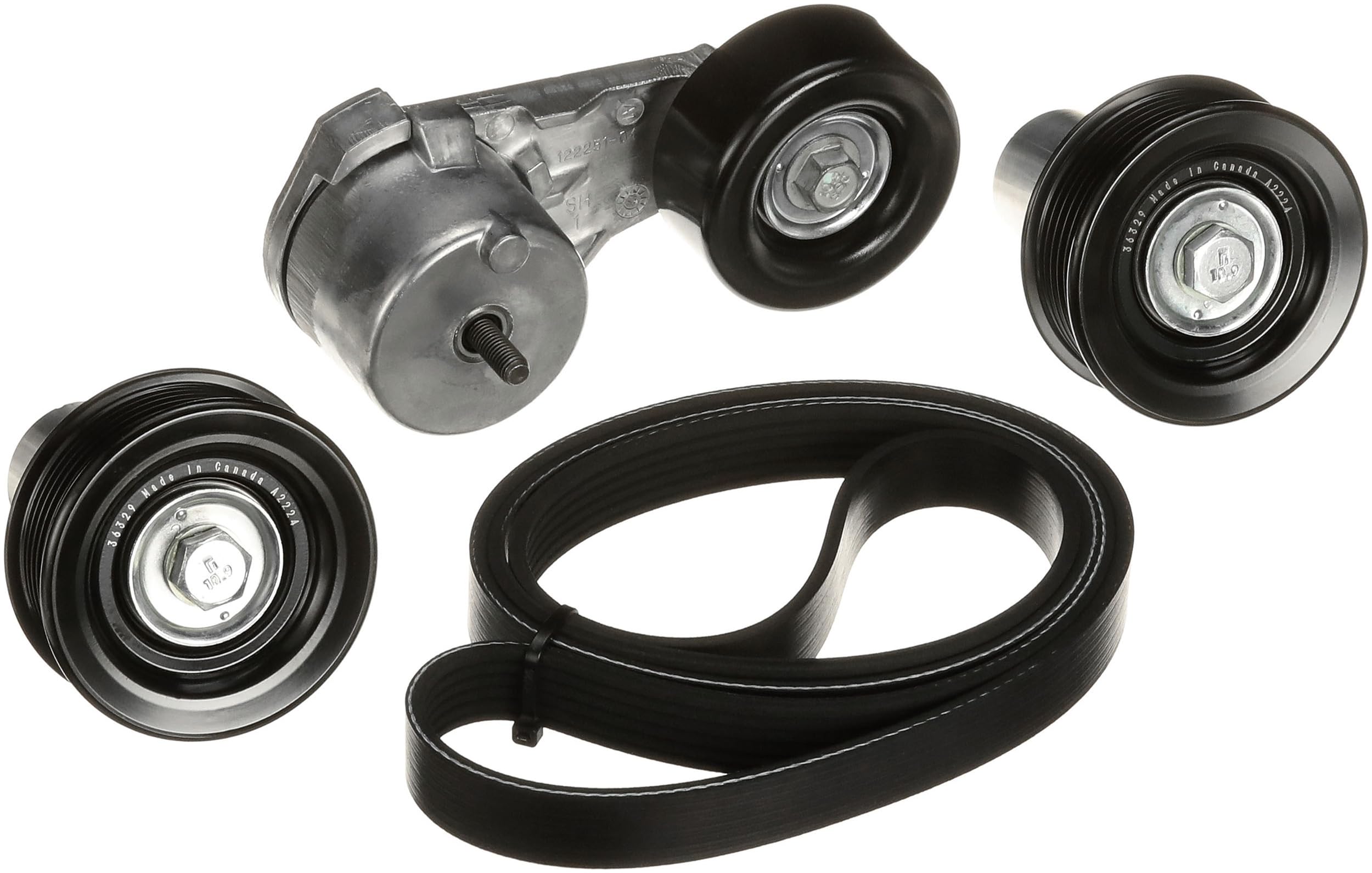 Complete Serpentine Belt Drive Component Kit - High-Performance Replacement for Smooth Engine Operation | Perfect for Car Maintenance & DIY Auto Repairs