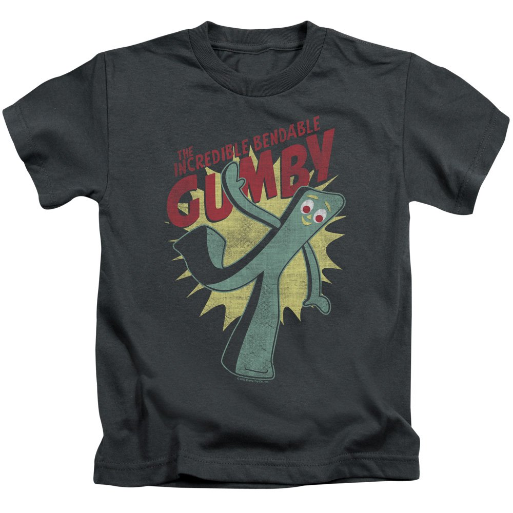 Gumby Bendable Unisex Youth T-Shirt for Kids - Soft Cotton Tee for Boys & Girls - Perfect for Playtime, School & Casual Wear