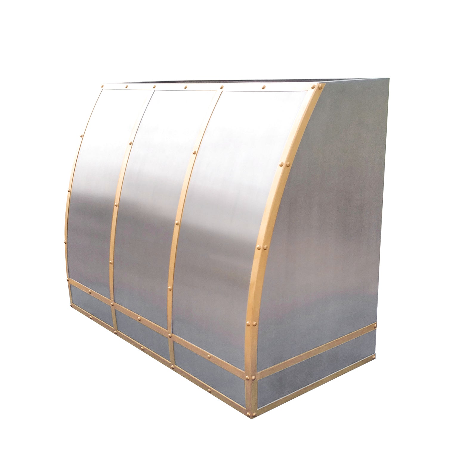 Custom Stainless Steel Barrel Shaped Vent Hood for Kitchen - Professional Range Hood with Powerful Extraction for Cooking, Grilling & Baking | RHM Brand