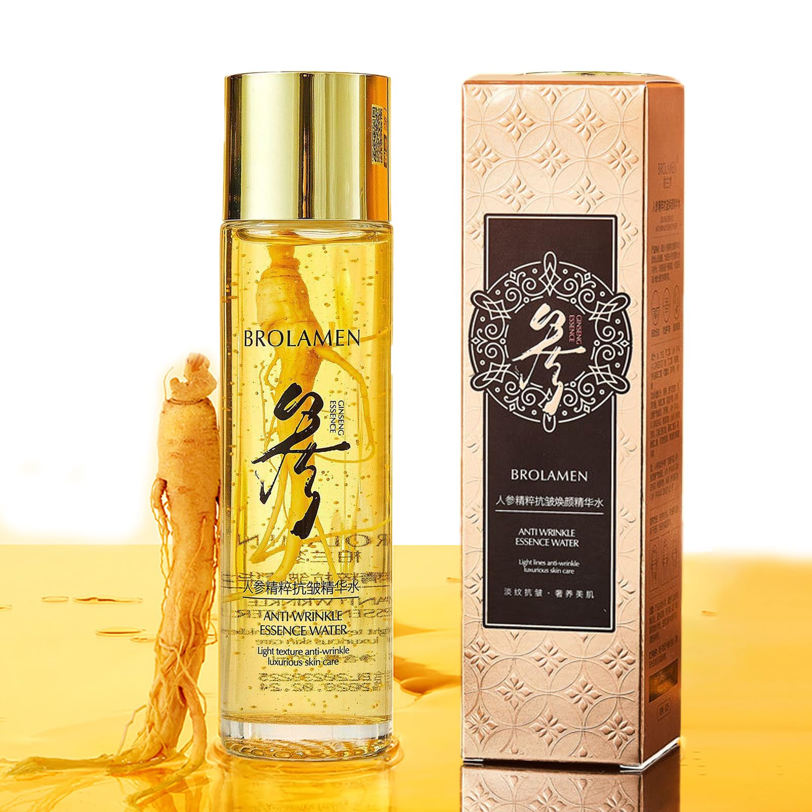Premium Korean Red Ginseng Extract Serum - Anti-Aging Face Treatment with Ginseng Peptide for Wrinkle Reduction & Skin Firming | Collagen Boosting Essence Oil to Combat Sagging & Fine Lines (1 Bottle) - Perfect for Nighttime Skincare Routine & Mature Skin Care Regimen