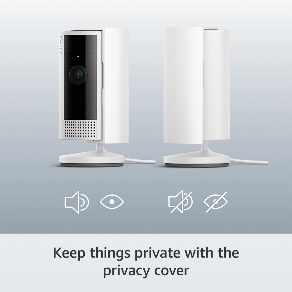 Ring Indoor Camera (2nd Gen) - 1080p HD WiFi Pet Security Camera with Two-Way Talk & Privacy Cover | DIY Home Monitoring System Alternative to CCTV | 4-Pack for Whole House Coverage | Perfect for Baby, Pet & Elderly Care | 30-Day Free Trial of Ring Home Security