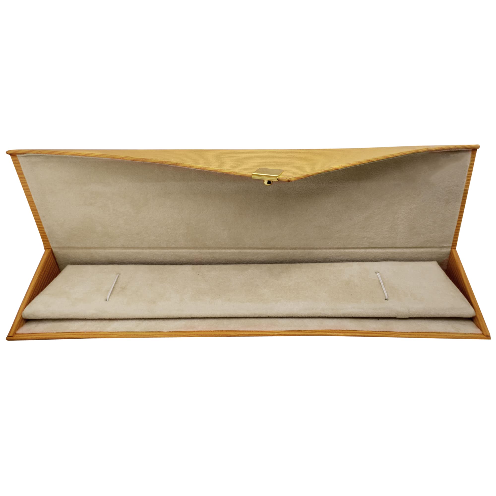 Premium Tan Camel Bracelet Jewelry Gift Box with Travel Storage Case - 8