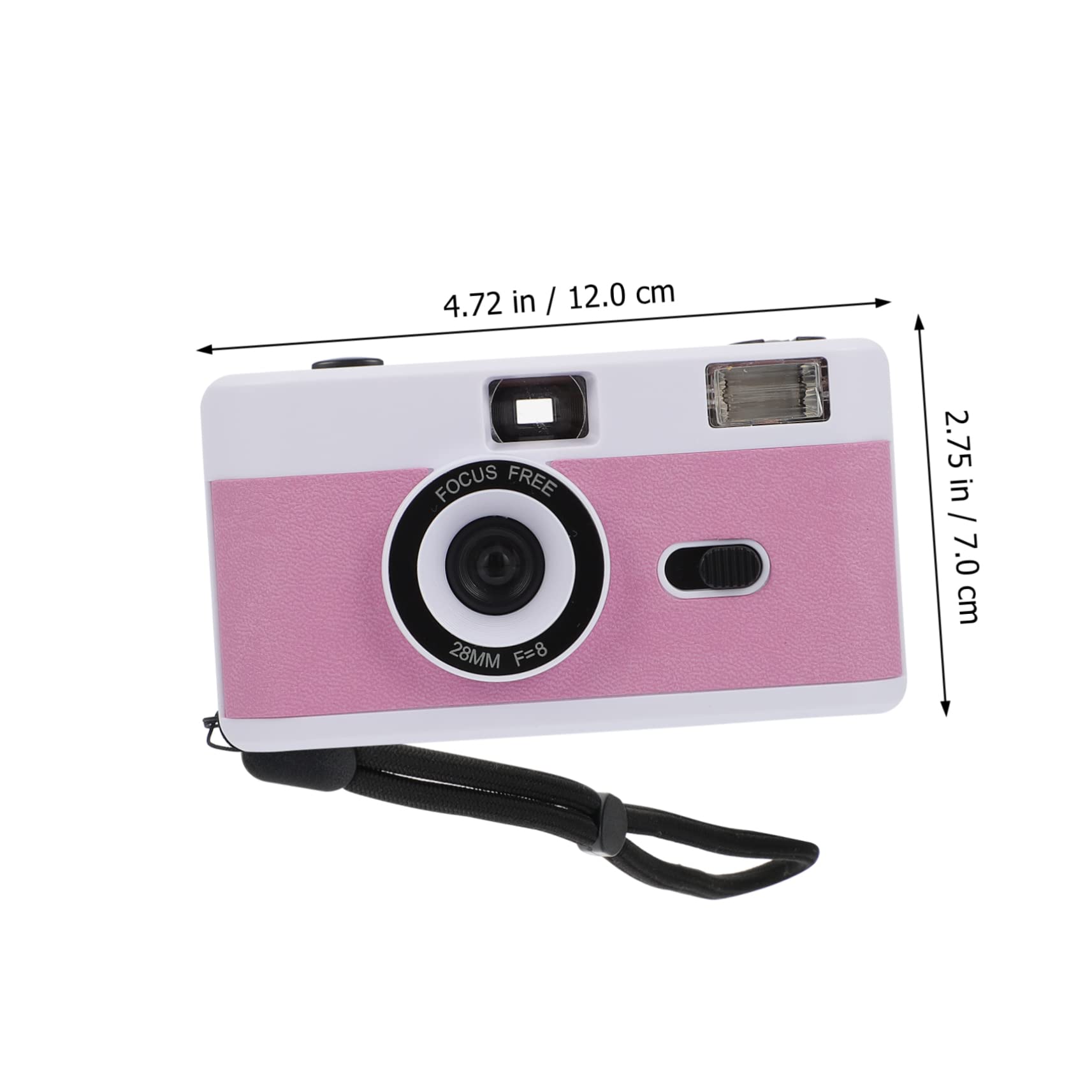Homoyoyo 6-Pack Retro Film Cameras - Vintage Mini Plastic 35mm Film Camera with Built-in Flash, ABS White Macaron Design - Perfect for Travel Photography, Party Favors & Nostalgic Gift Giving