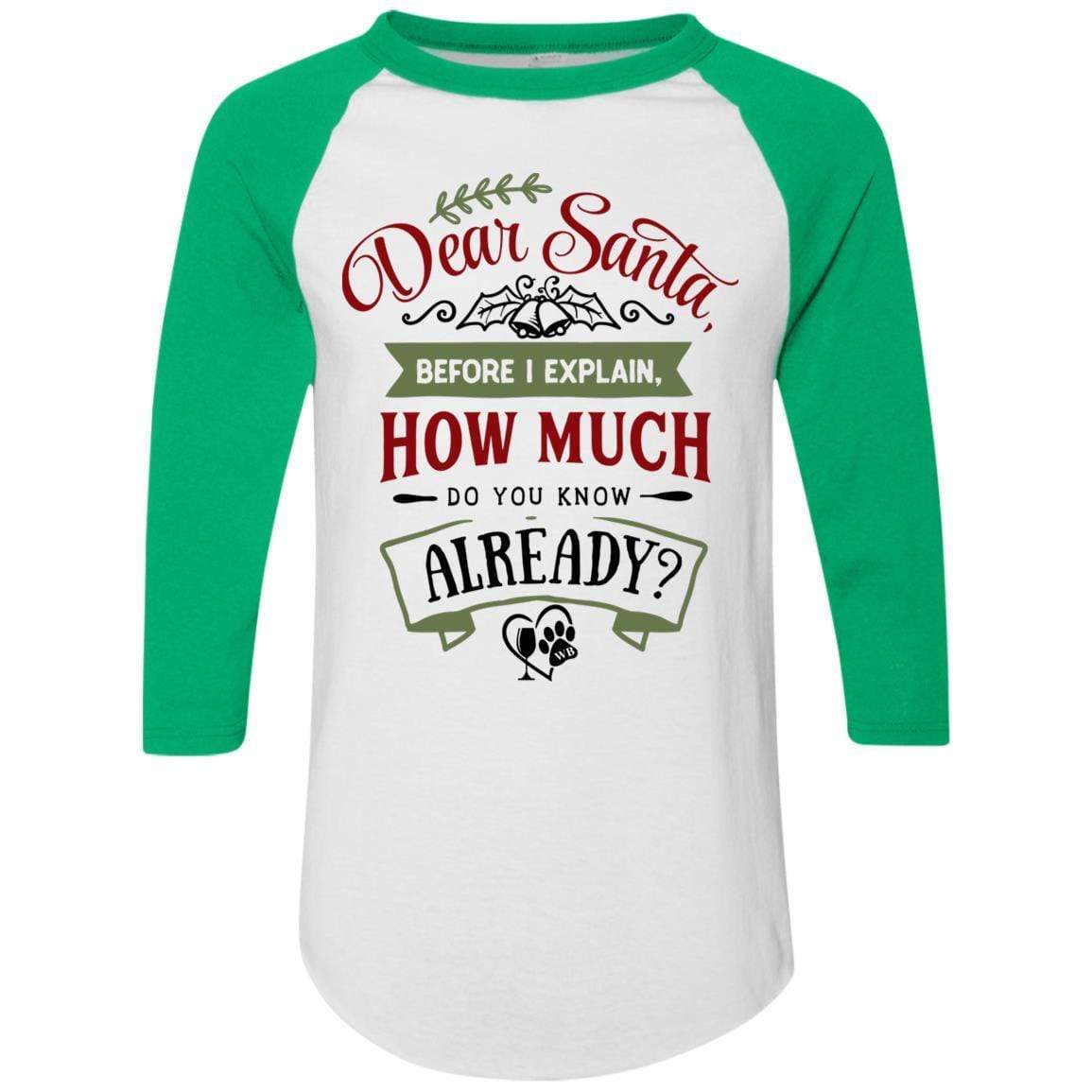 WineyBitches.Co Colorblock Raglan Jersey T-Shirt - Women's Fashion Casual Tee for Outfits, Lounge & Streetwear