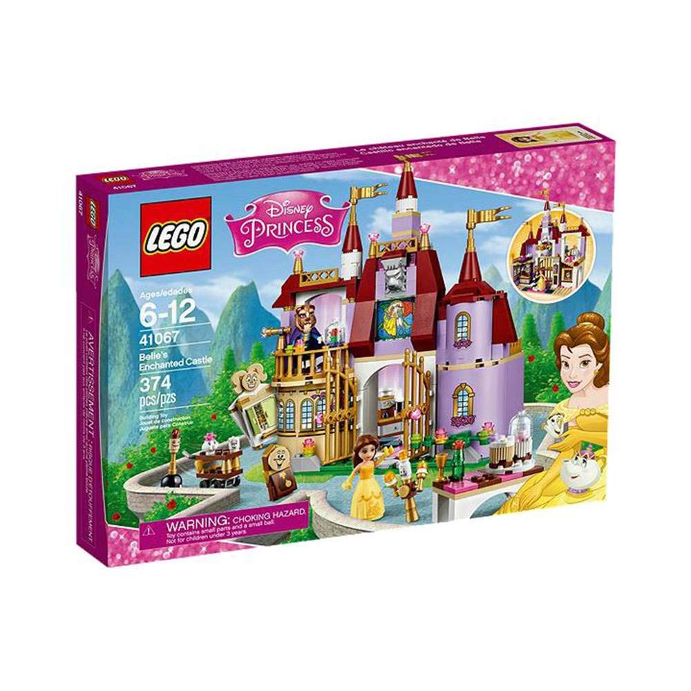 LEGO Disney Princess Belle's Enchanted Castle Building Set 41067 - Creative Toy for Kids, Disney Princess Fans & Collectors - Perfect for Birthday Gifts, Pretend Play & Display