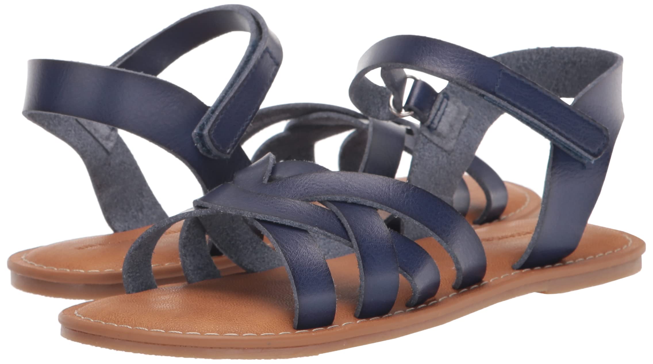 Amazon Essentials Unisex Kids' Adjustable Strappy Sandals - Comfortable & Durable for Beach, Pool, and Summer Outdoor Play