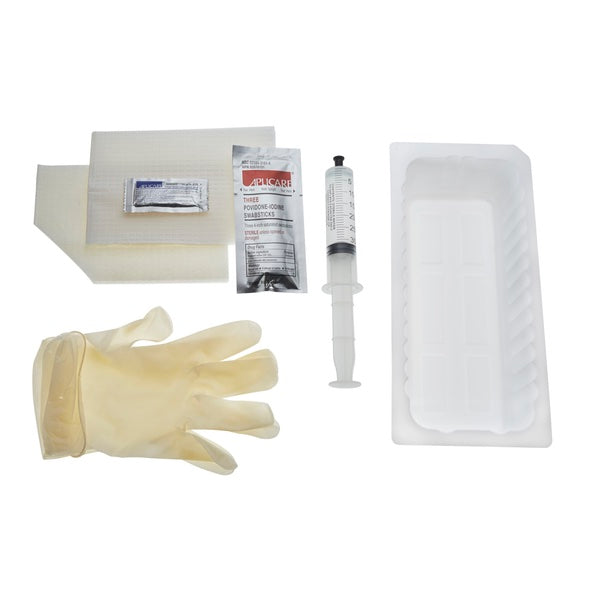 Amsino Universal Foley Catheter Insertion Tray with 10ml Syringe - Sterile Medical Supplies for Hospital, Clinic & Home Healthcare Use