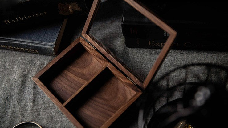 Premium Wooden Playing Card Collection Box - Holds Two Decks | Elegant Storage for Poker, Magic Tricks & Card Games | Perfect Gift for Card Enthusiasts & Collectors