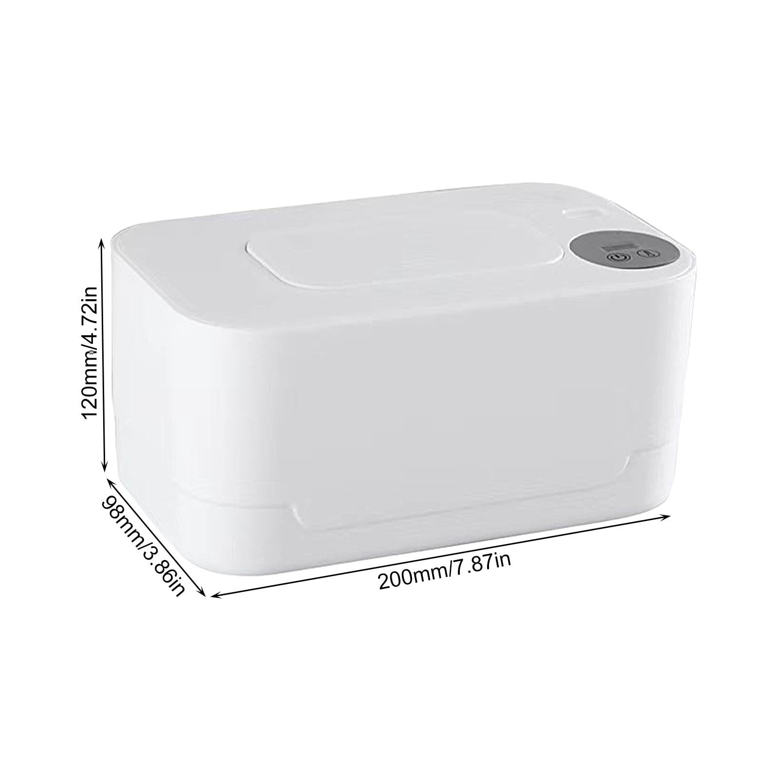 Premium Baby Wet Wipe Warmer & Heated Wipes Dispenser - Soft Warm Wipes for Diaper Changes, Bathroom & Car Use - Essential Baby Care Accessory with Gentle Heating Technology