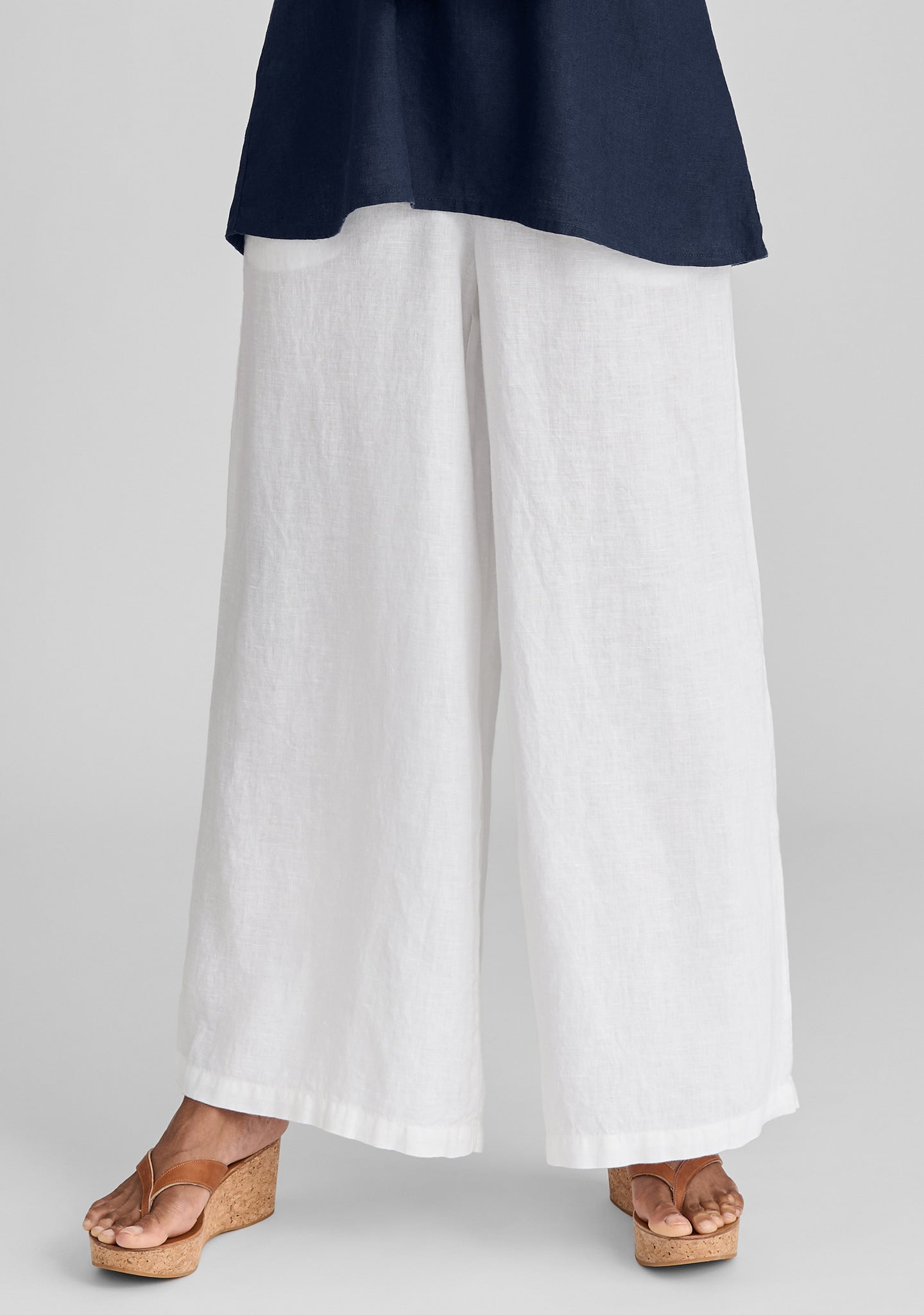 Carefree Pant - Full Length Linen Pants for Women | Comfortable & Breathable Summer Trousers | Perfect for Beach, Yoga, and Casual Wear