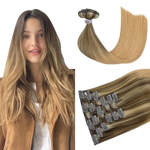 #4/10/27 Medium Brown to Golden Brown/Strawberry Blonde
