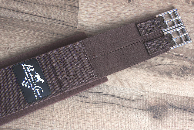 48 Inch Brown Professional Choice SMX Horse English Saddle Girth Cinch - Durable Stainless Steel Buckles for Equestrian Riding, Dressage & Show Jumping