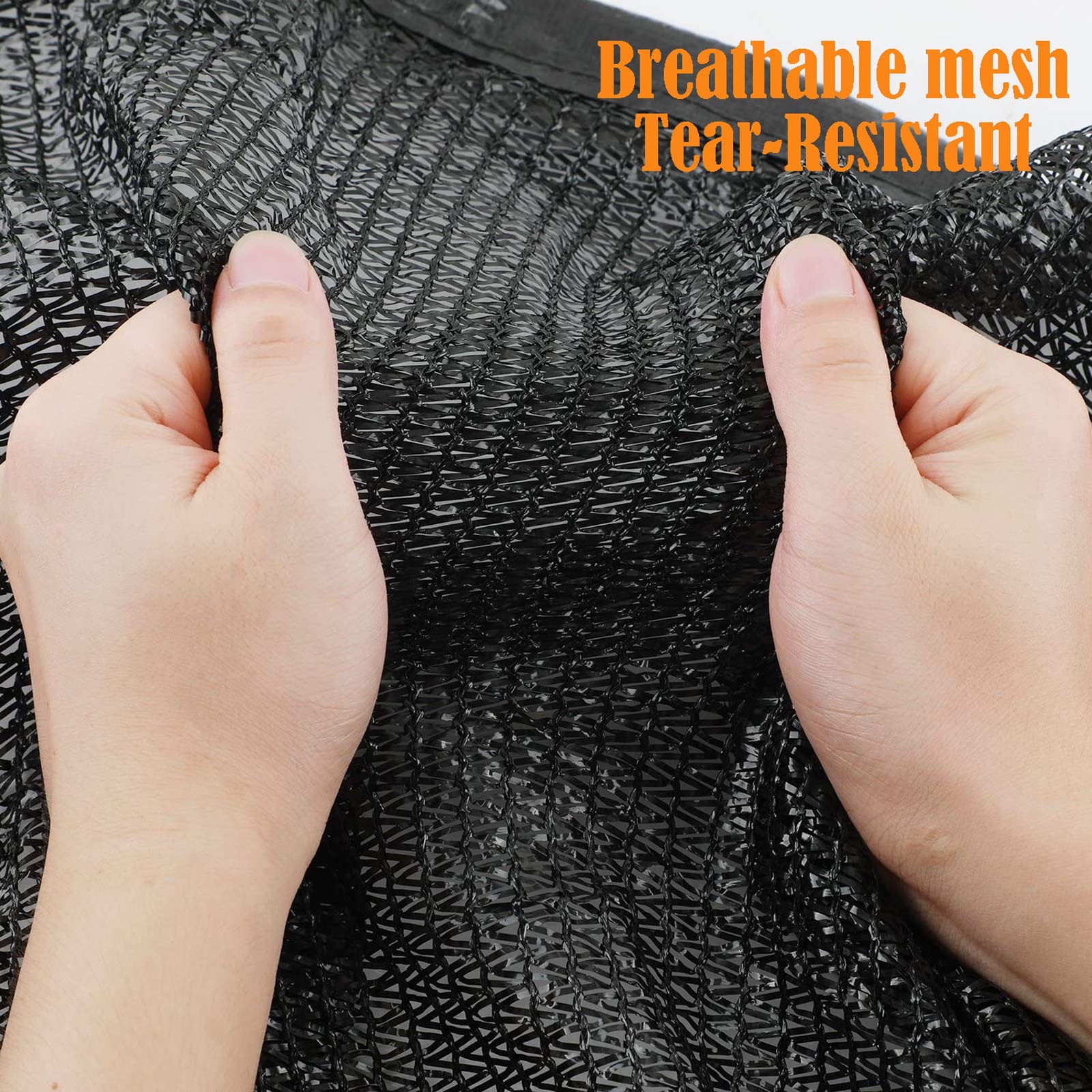 20x30ft Sunblock Shade Cloth with Grommets - UV Protection Mesh for Plants, Greenhouse & Outdoor Use - Breathable Sun Shade Net for Garden, Patio, Lawn - Perfect for Gardening, Backyard Relaxation & Plant Protection