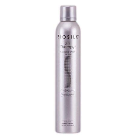 Biosilk Finishing Spray with Firm Hold - 10 oz Hair Styling Spray for Shine & Control - Perfect for Salon Styling & Everyday Use