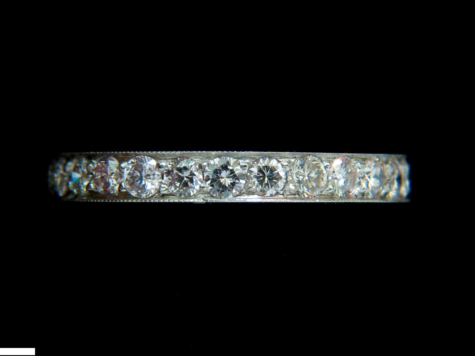 1.70ct Diamond Eternity Ring 14K White Gold F/SI Size 6.5 - Full Cut Round Brilliant Wedding Band for Anniversary, Engagement & Special Occasions