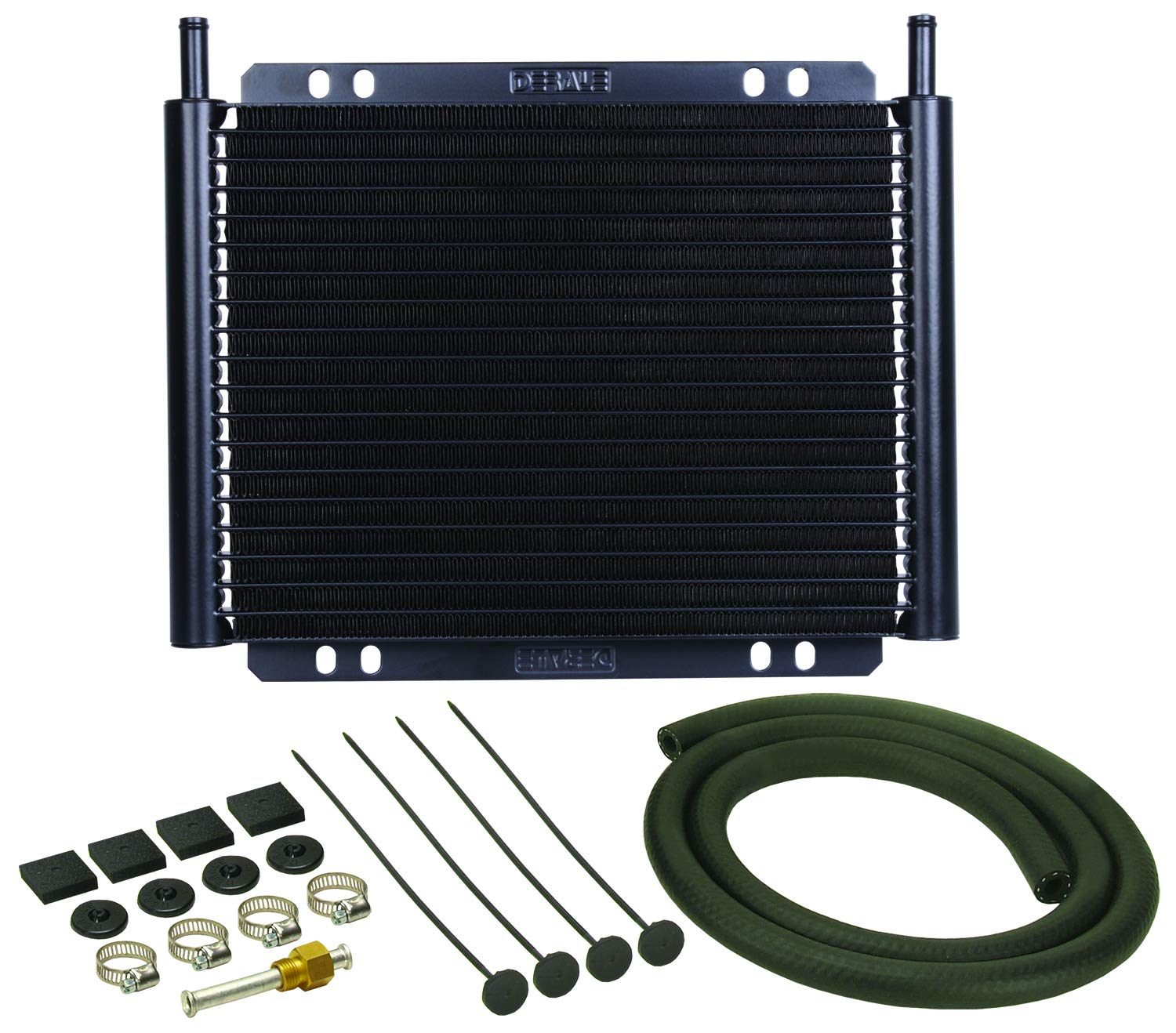Derale 13503 Series 8000 Transmission Oil Cooler - Black for High-Performance Vehicles