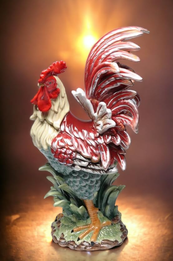 Cosmos Gifts Large Tuscan Rooster Figurine - 23.5