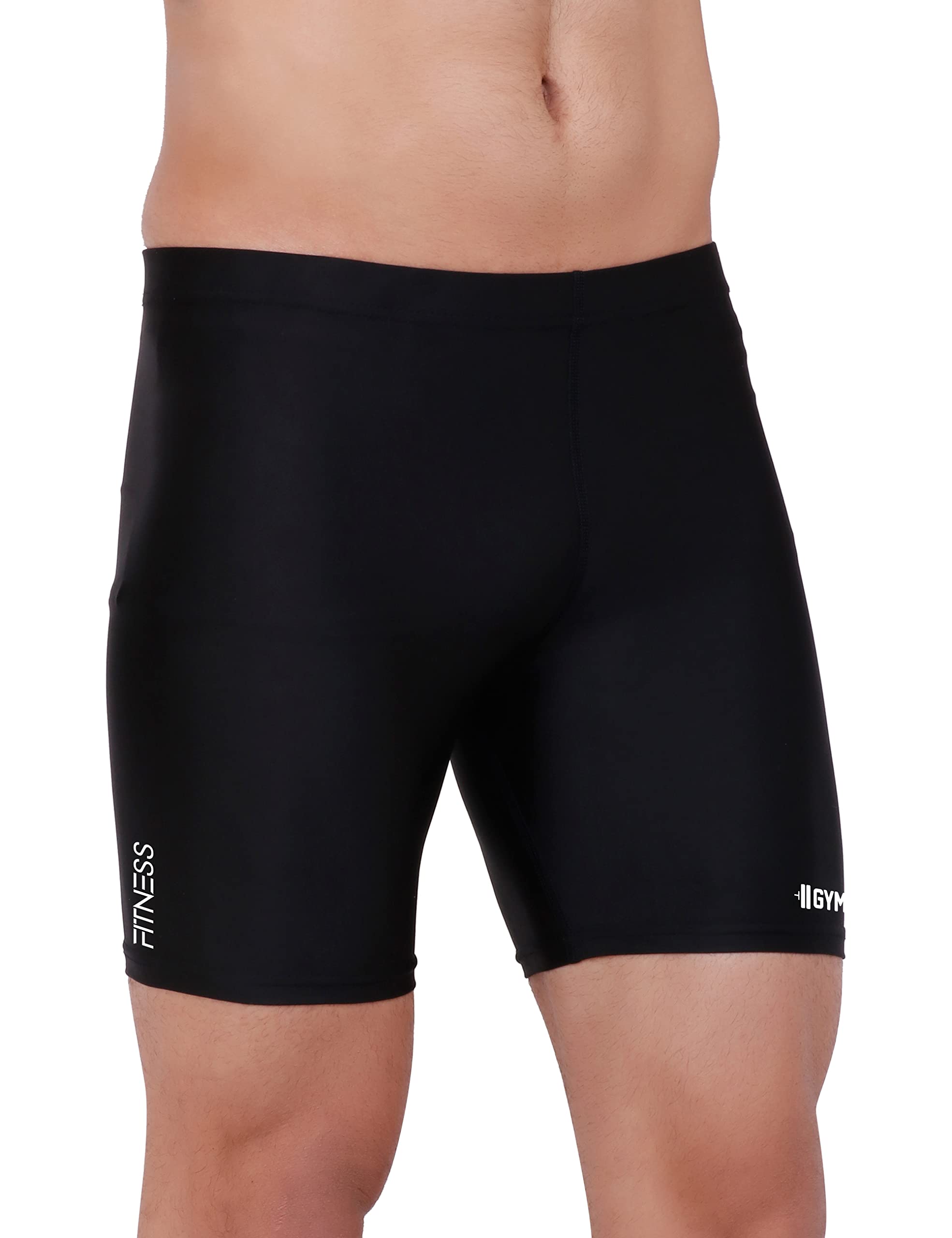 GYMIFIC Men's Compression Shorts - Workout & Running Tights for Training, Athletics & Sports | Moisture-Wicking Performance Shorts for Gym, Jogging & Active Lifestyle