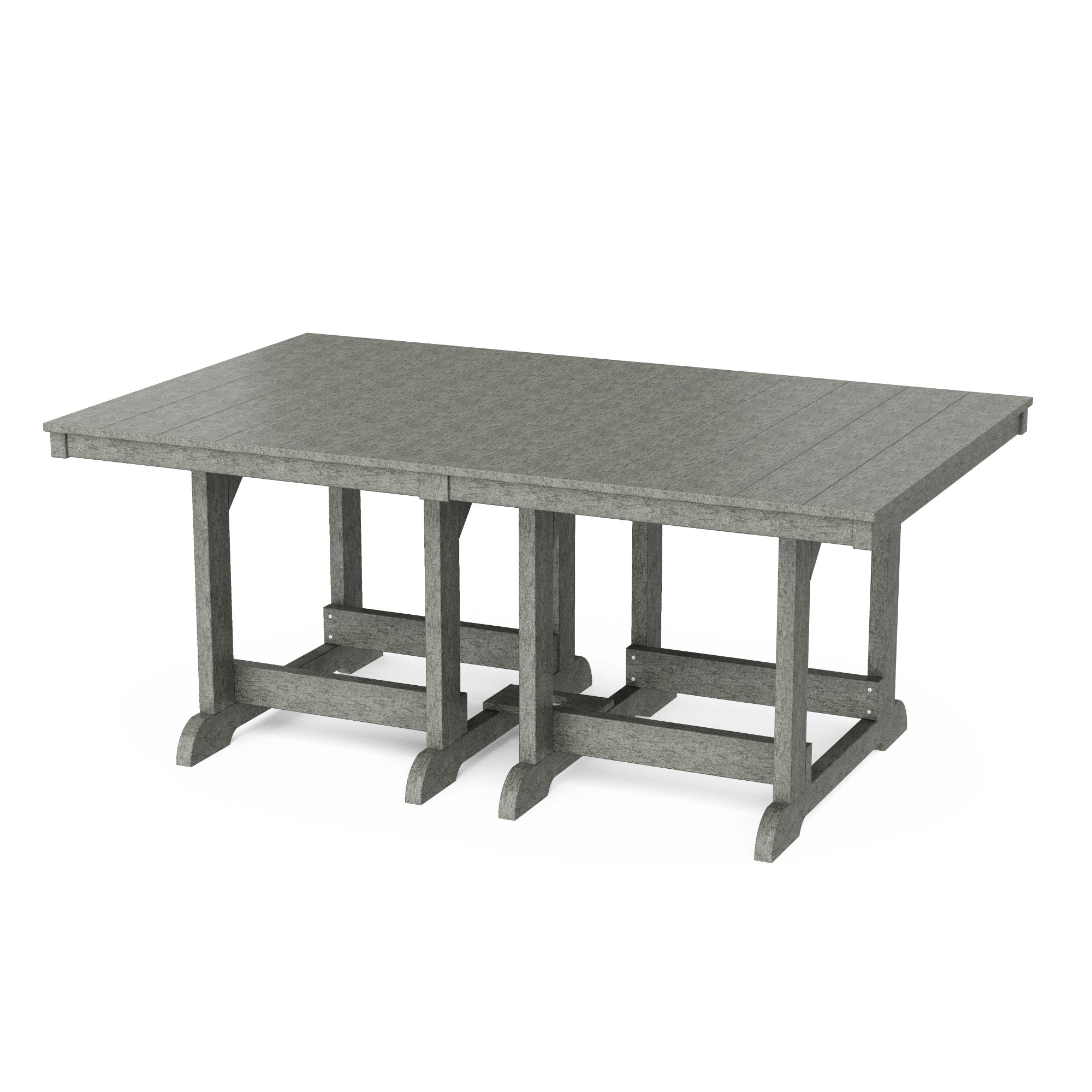 Heritage 44x72 Inch Solid Wood Dining Table - Rustic Farmhouse Style for Kitchen, Dining Room & Outdoor Entertaining