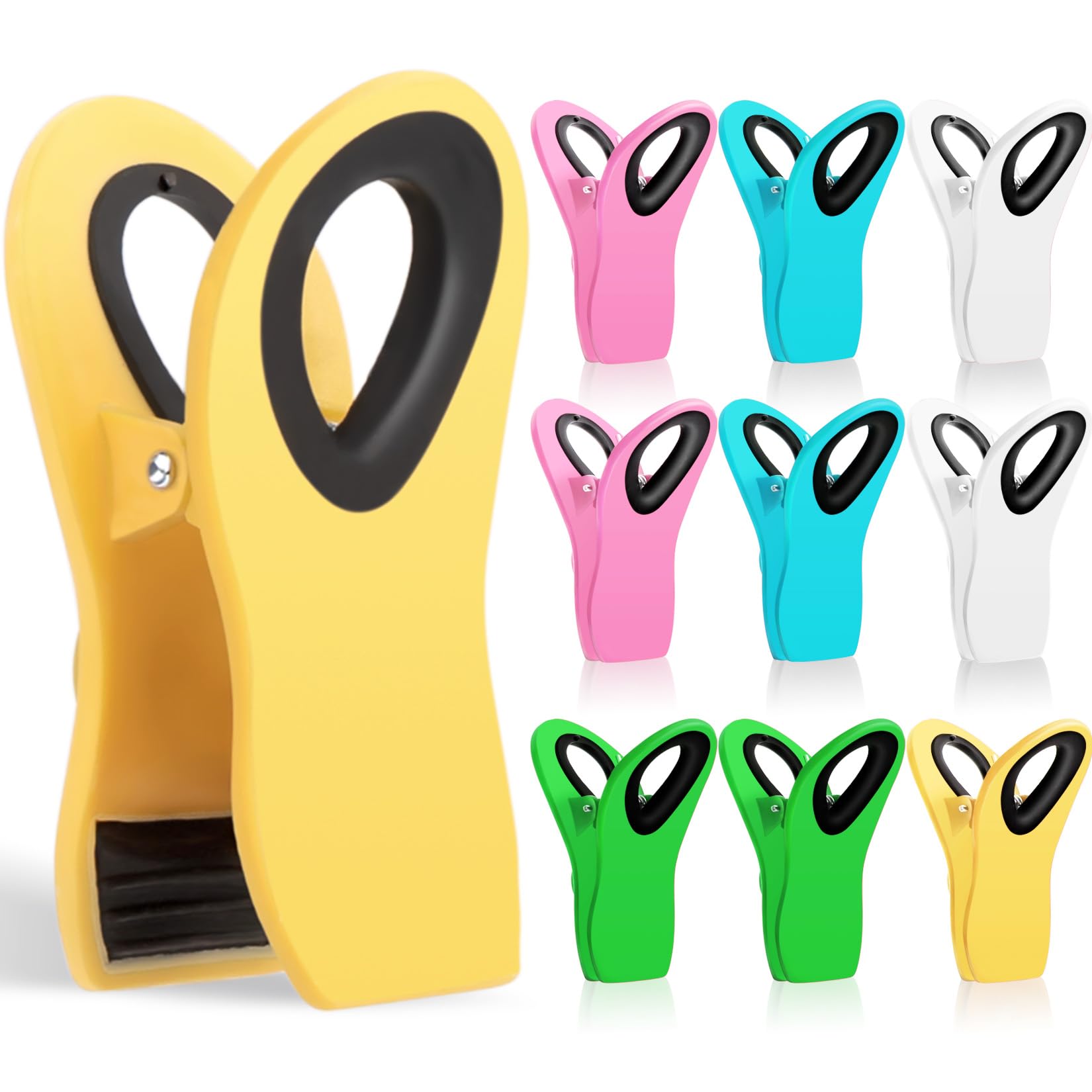 10 Pack Food Storage Clips for Chips, Bags & Snacks - Airtight Kitchen Clips for Fridge & Pantry Organization - Perfect for Sealing Packages, Keeping Food Fresh & Kitchen Storage