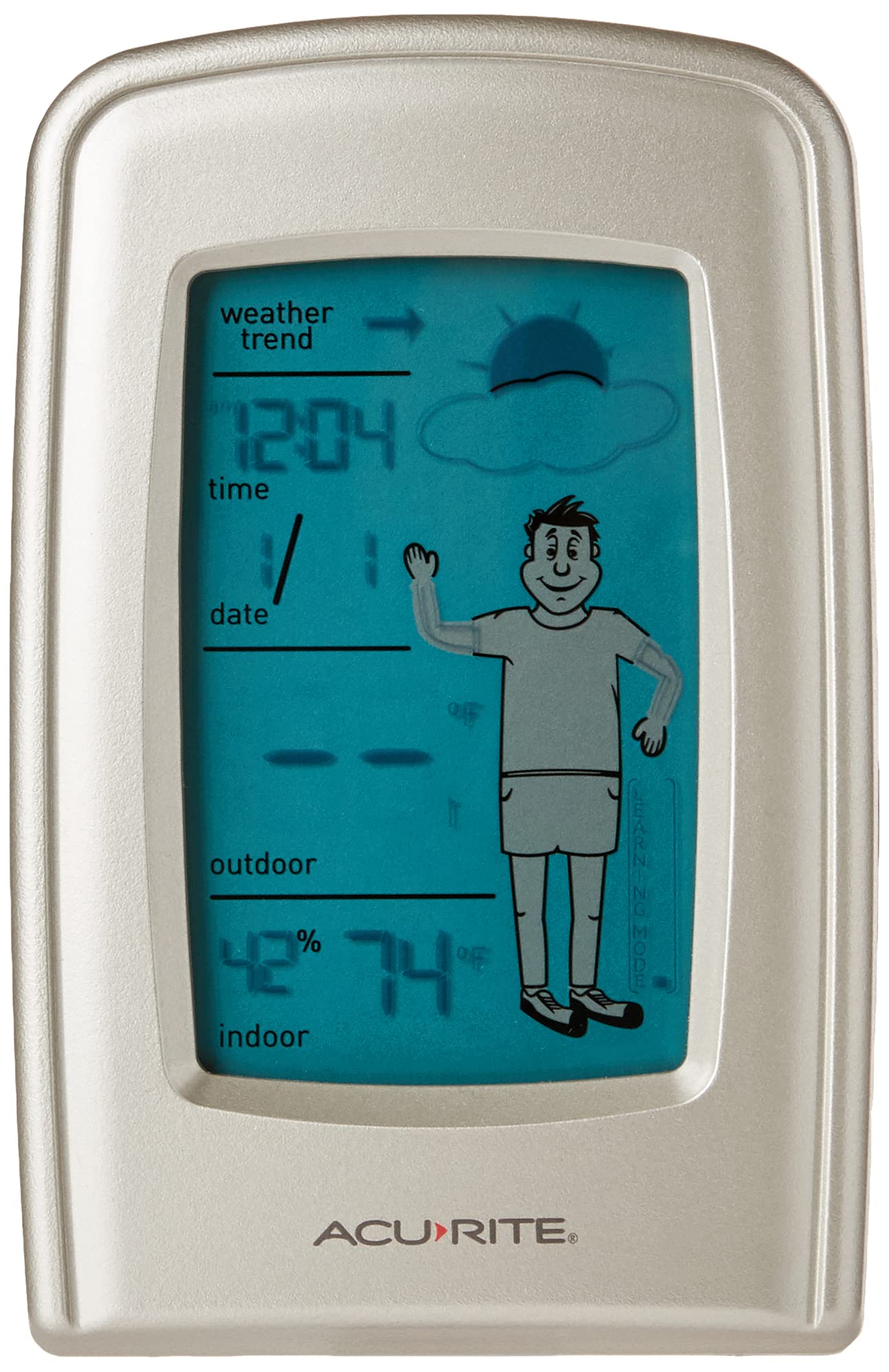 AcuRite 00827 Wireless Weather Forecaster with What-to-Wear Technology - White | Indoor/Outdoor Temperature & Humidity Monitor | Perfect for Home, Office, Travel & Outdoor Activities