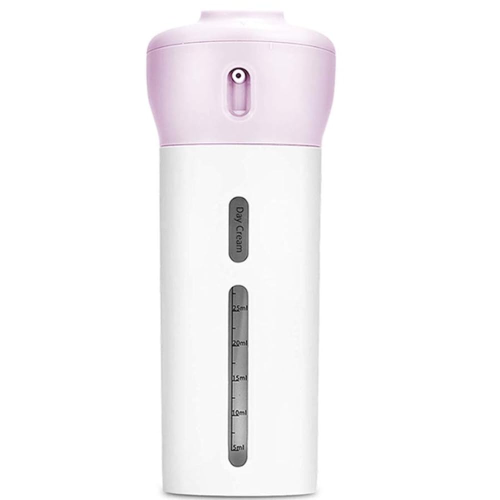 Ravido 4-in-1 Leak-Proof Travel Bottle Set | Refillable Cosmetic Containers for Shampoo, Gel, Lotion & Cream | TSA Approved Toiletry Kit for Vacation, Gym & Air Travel - MultiColor