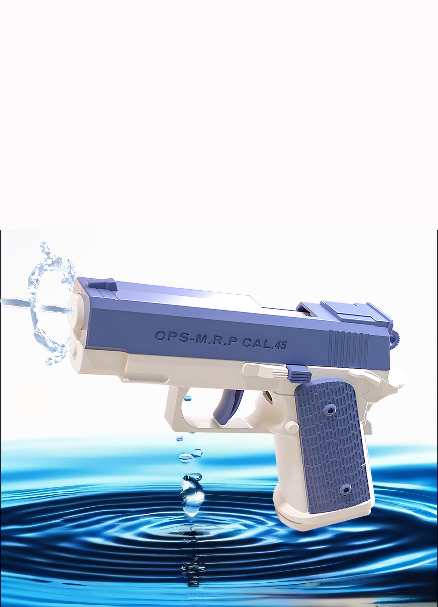 Kids Water Guns - Battery-Free Pool Toys for Outdoor Summer Fun (Blue)
