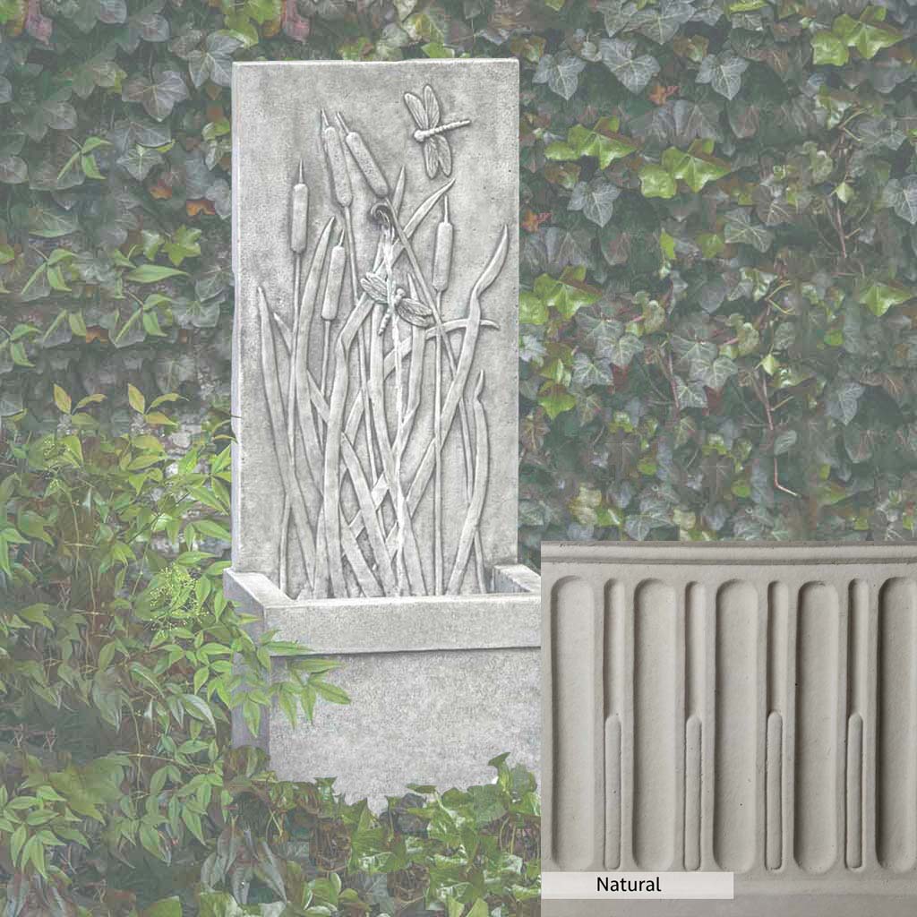 Campania International Dragonfly Wall Fountain - Outdoor Garden Water Feature for Patio, Yard, and Backyard Decor - Relaxing Zen Waterfall for Home & Garden