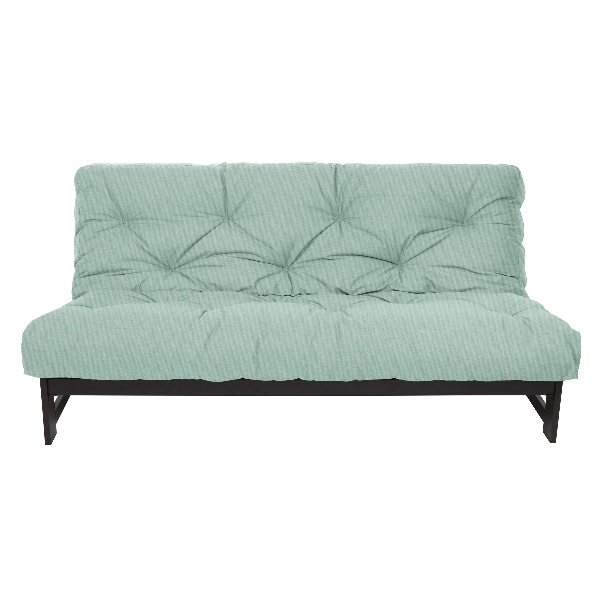 Trupedic x Mozaic 8 Inch Queen Gel Memory Foam Futon Mattress - Cooling Comfort, Multiple Colors (Icey Blue) - Perfect for Kids' Rooms, Guest Beds, Dorm Rooms & Small Spaces (Frame Not Included)
