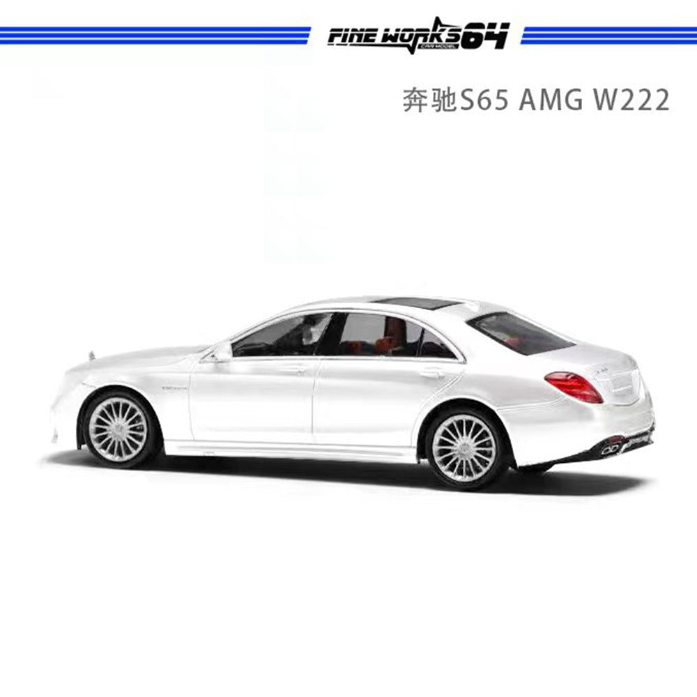 1:64 Mercedes Benz S65 AMG W222 Diecast Model Car - Limited Edition Collectible Toy for Adults & Kids - Perfect for Display, Gifts, and Car Enthusiast Collections