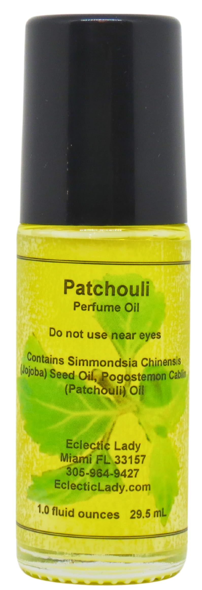 All Natural Patchouli Perfume Oil Roll-On - 1.0 Oz Long Lasting Fragrance with Essential Oils & Jojoba Oil - Perfect for Daily Wear, Aromatherapy & Stress Relief