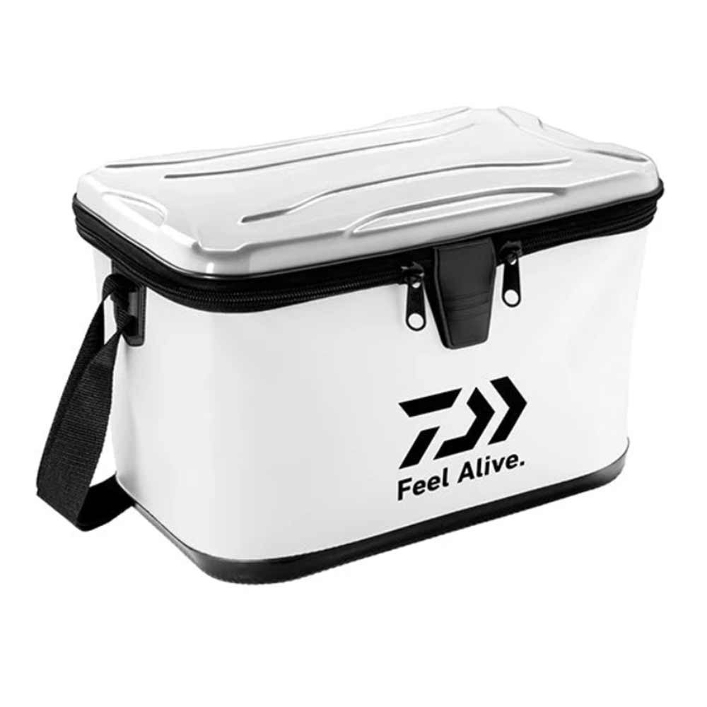 Daiwa 36-Inch Medium Tackle Bag - Waterproof Fishing Gear Storage for Bass, Trout & Saltwater - Perfect for Boat, Kayak & Shore Fishing