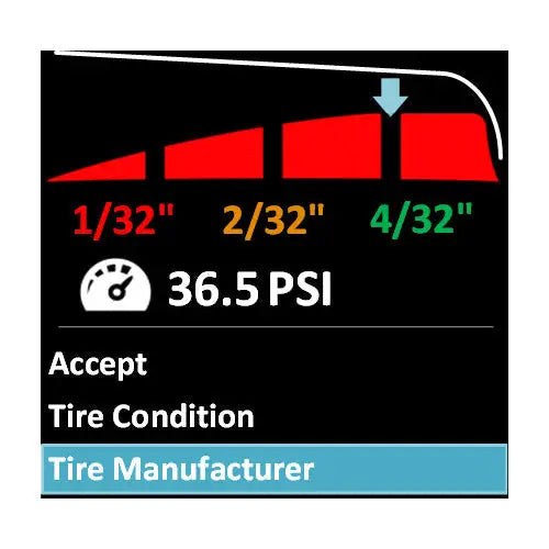 Bartec TPG200 Kit - Professional Tire Pressure Gauge & Tread Depth Measuring Tool for Cars, Trucks, Motorcycles | Accurate Digital PSI Measurement for Vehicle Maintenance & Safety Checks