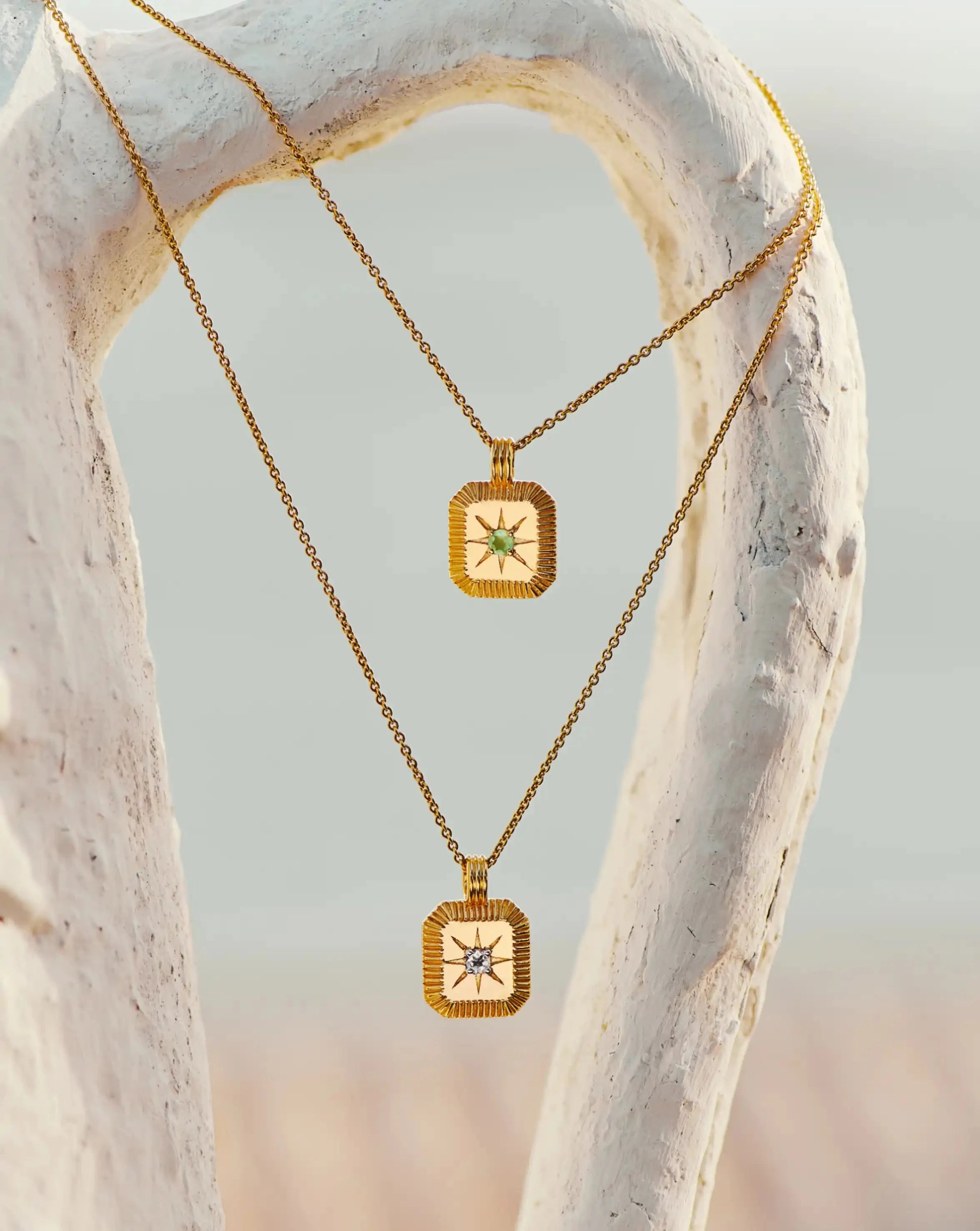 August Birthstone Pendant Necklace - 18k Gold Vermeil with Genuine Peridot | Elegant Jewelry Gift for Women, Birthday, Anniversary & Special Occasions