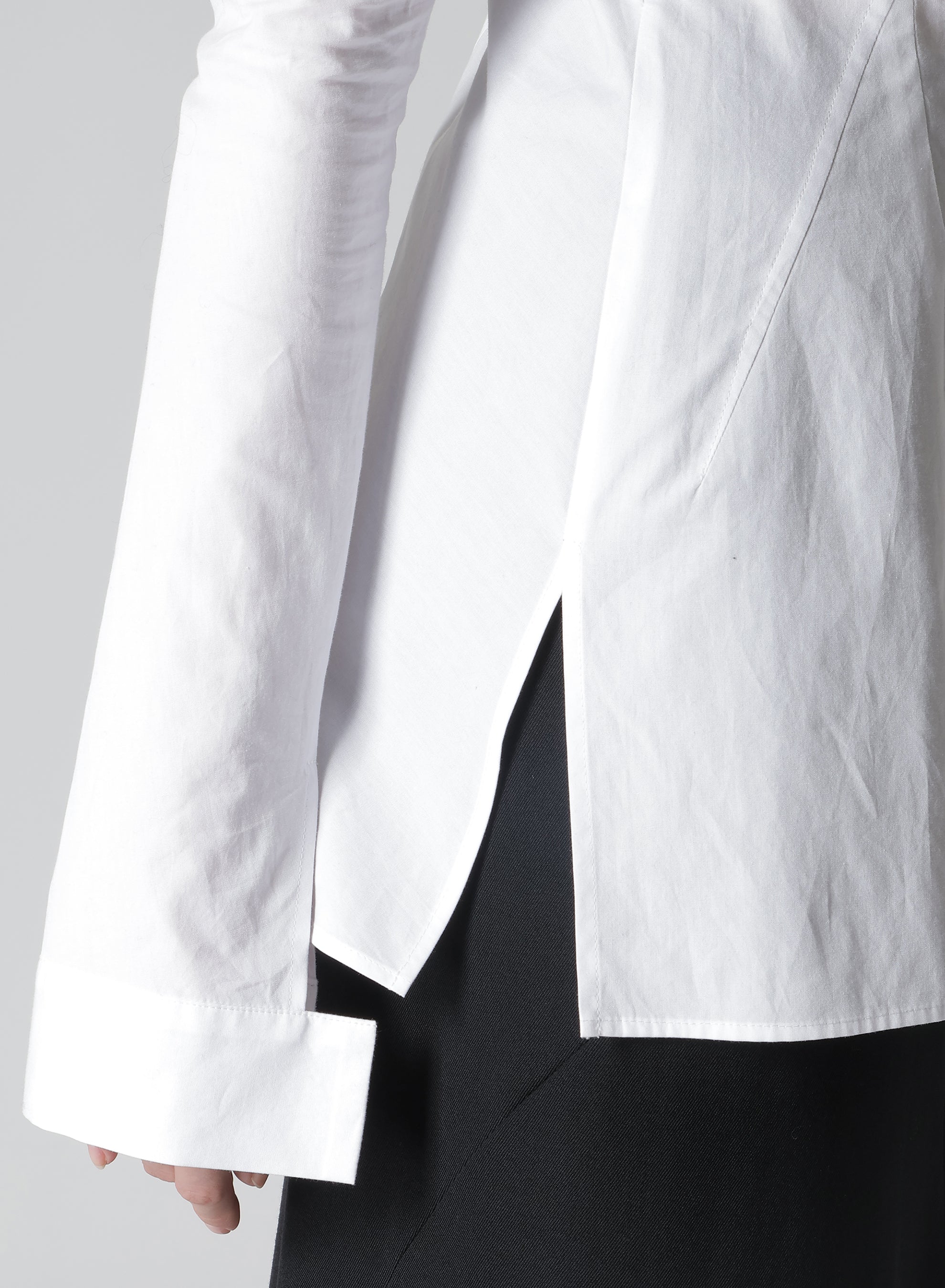 COTTON BROAD PUFF SLEEVE SLIM FIT BLOUSE for Women - Elegant Office Wear & Casual Outfit