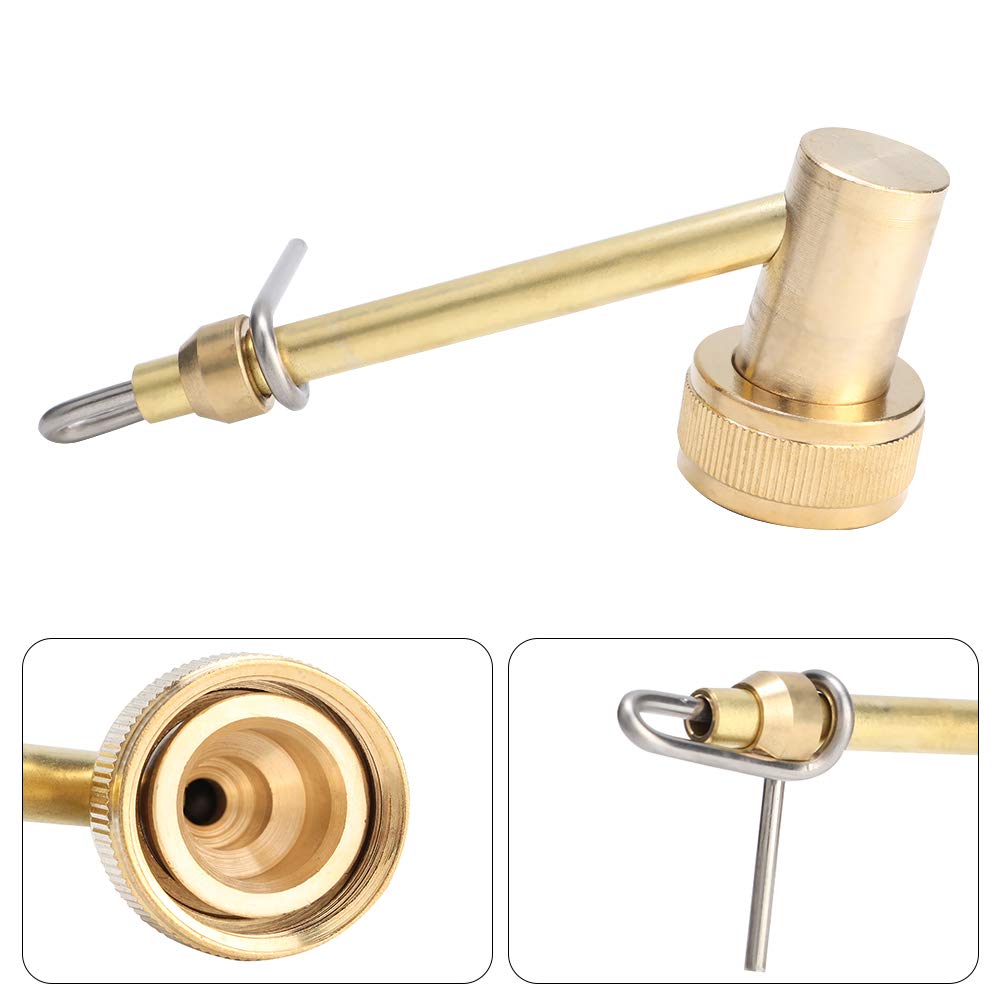 Premium Brass Beer Jet Bottle Washer - High Pressure Faucet Adapter for Home Brewing, Bottling & Draft Beer Systems | Perfect for Home Brewers, Bars & Commercial Use