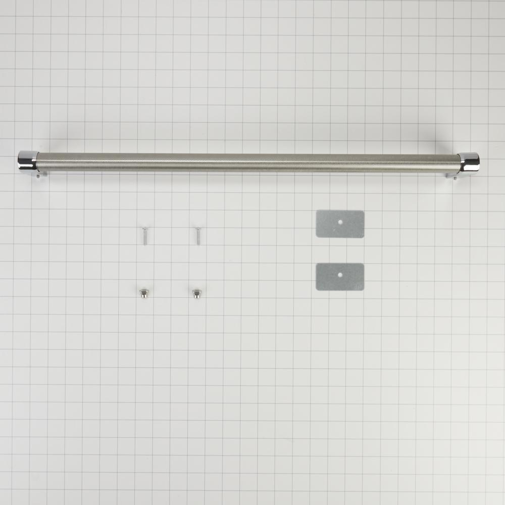 Amana W11247090 Refrigerator Handle Kit with Two Red Medallions - Replacement Part for Panel Ready Undercounter Refrigerators | Perfect for Kitchen Remodeling & Appliance Repair
